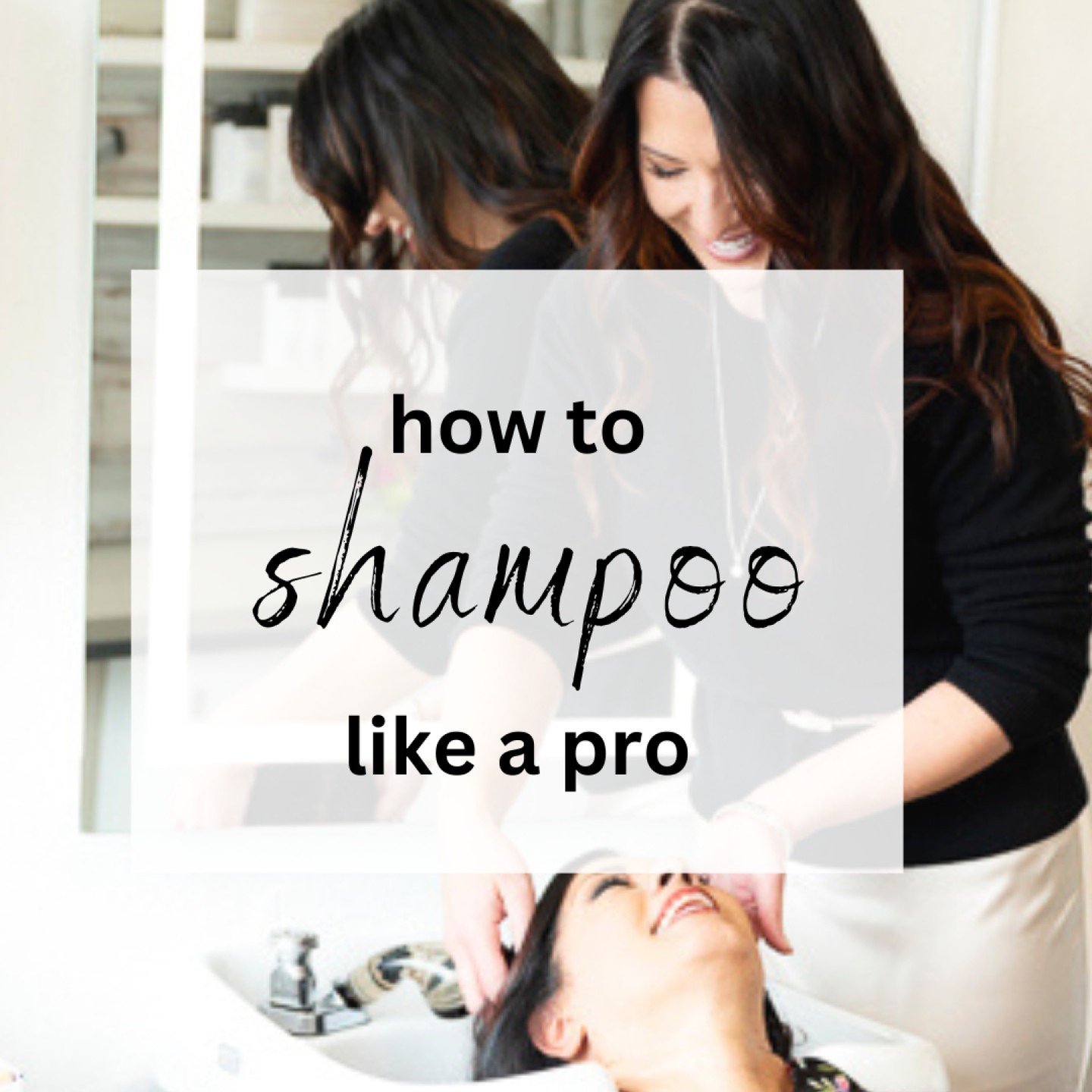 SAVE this post so you get the most out of shampoo day 🚿

Want to recreate that fresh scalp &amp; clean hair feeling you have when you leave the salon? Today I&rsquo;m sharing my simple secrets so that you can shampoo like a salon pro!

💧Start with 