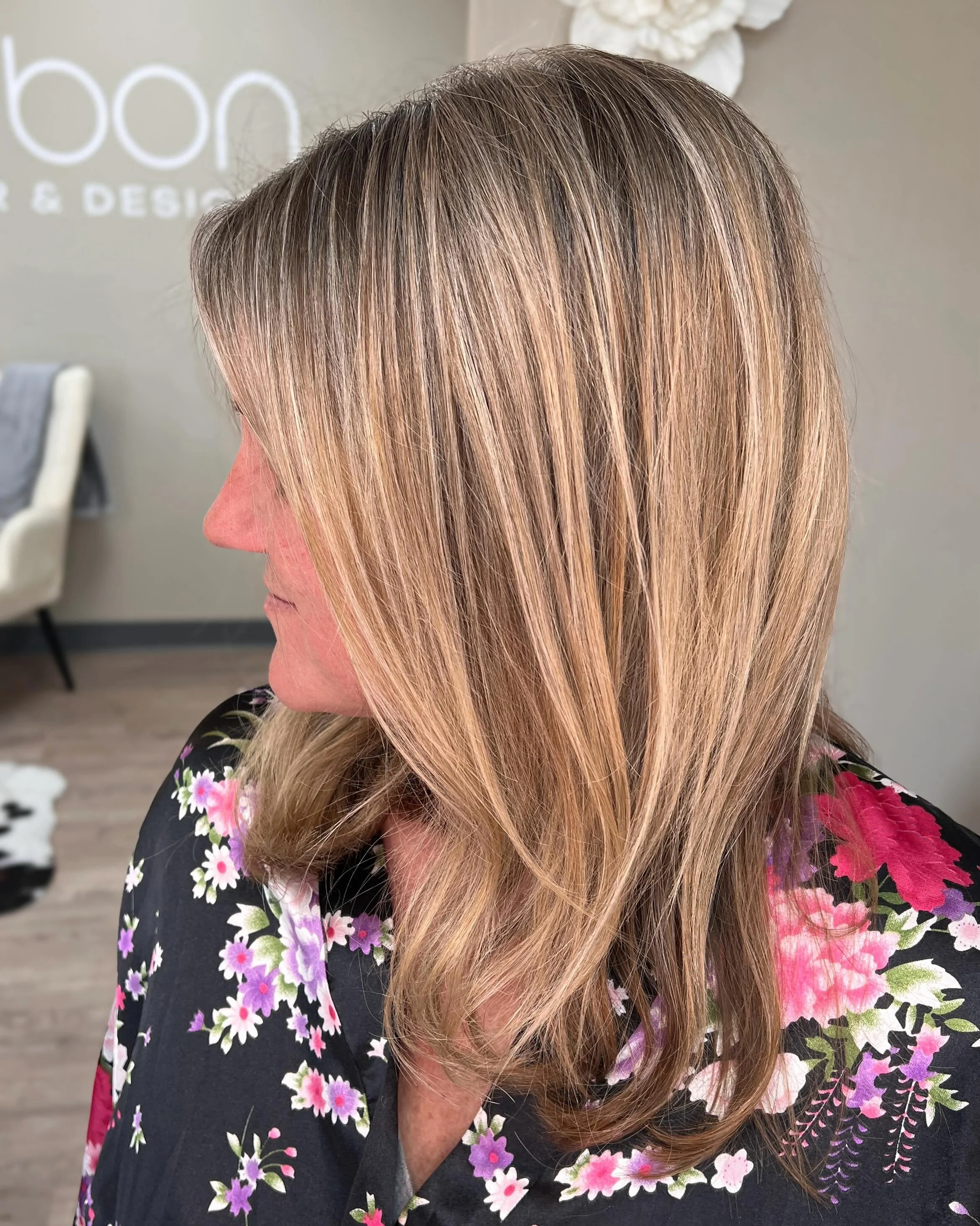 Those first few gray hairs can feel weirdly confusing:

Not enough to fully cover. Too noticeable to completely ignore.

That&rsquo;s where highlights can be really helpful.

Well-placed highlights can soften the contrast, add brightness, and help th