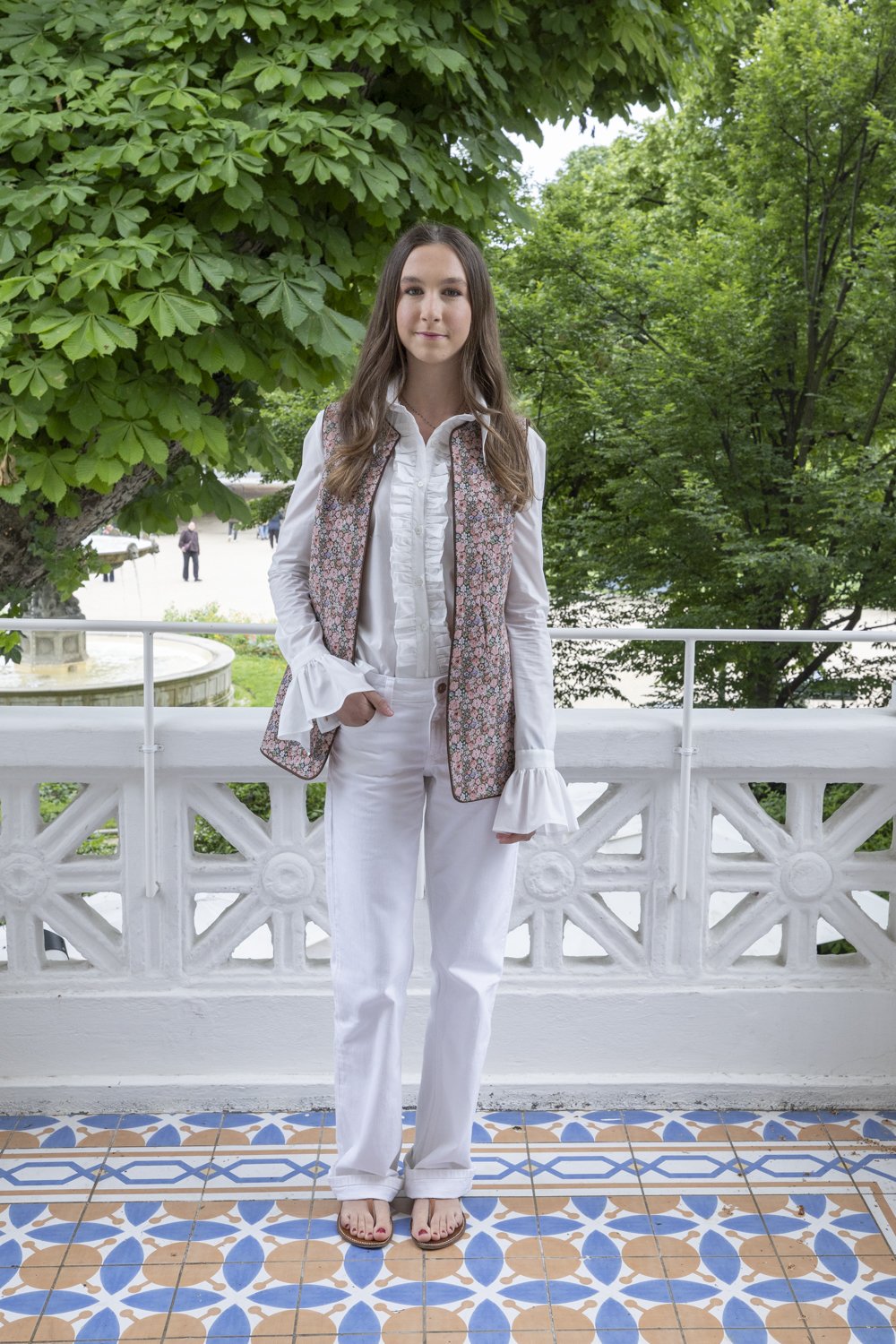 Ruffle Shirt / 8050