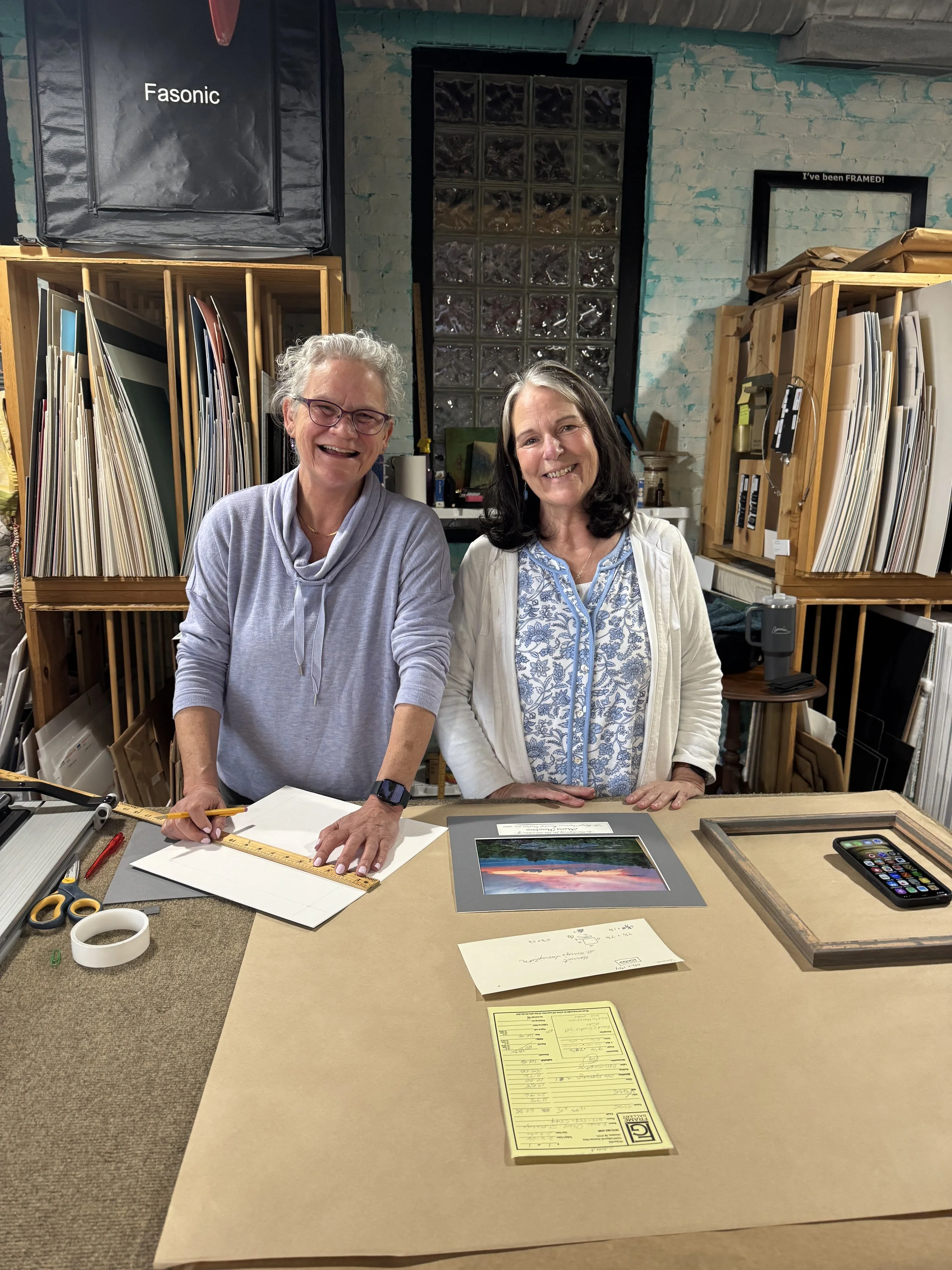 Connie Keetle & Harriet Runkle Custom Framing