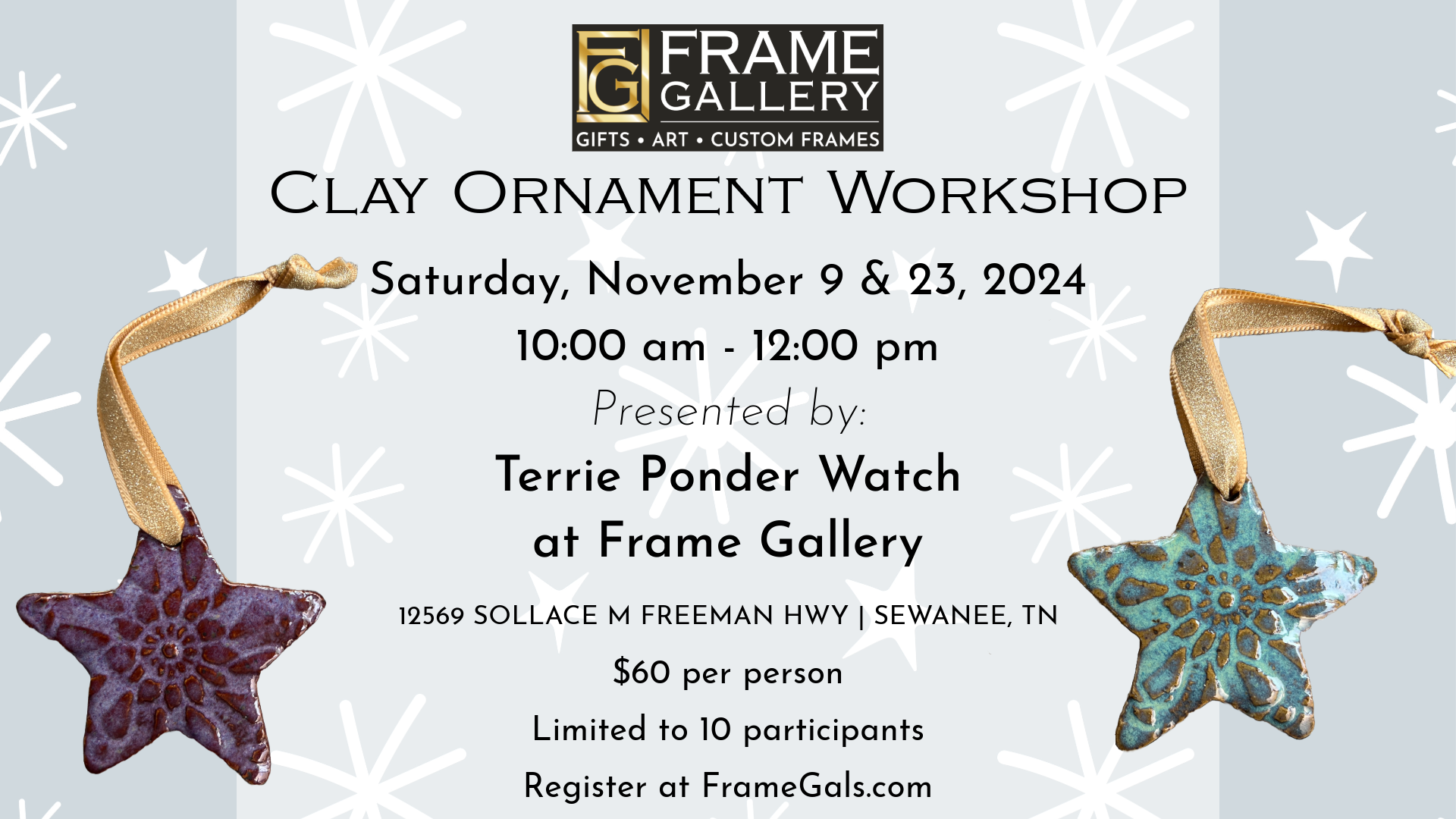Clay Ornament Workshop