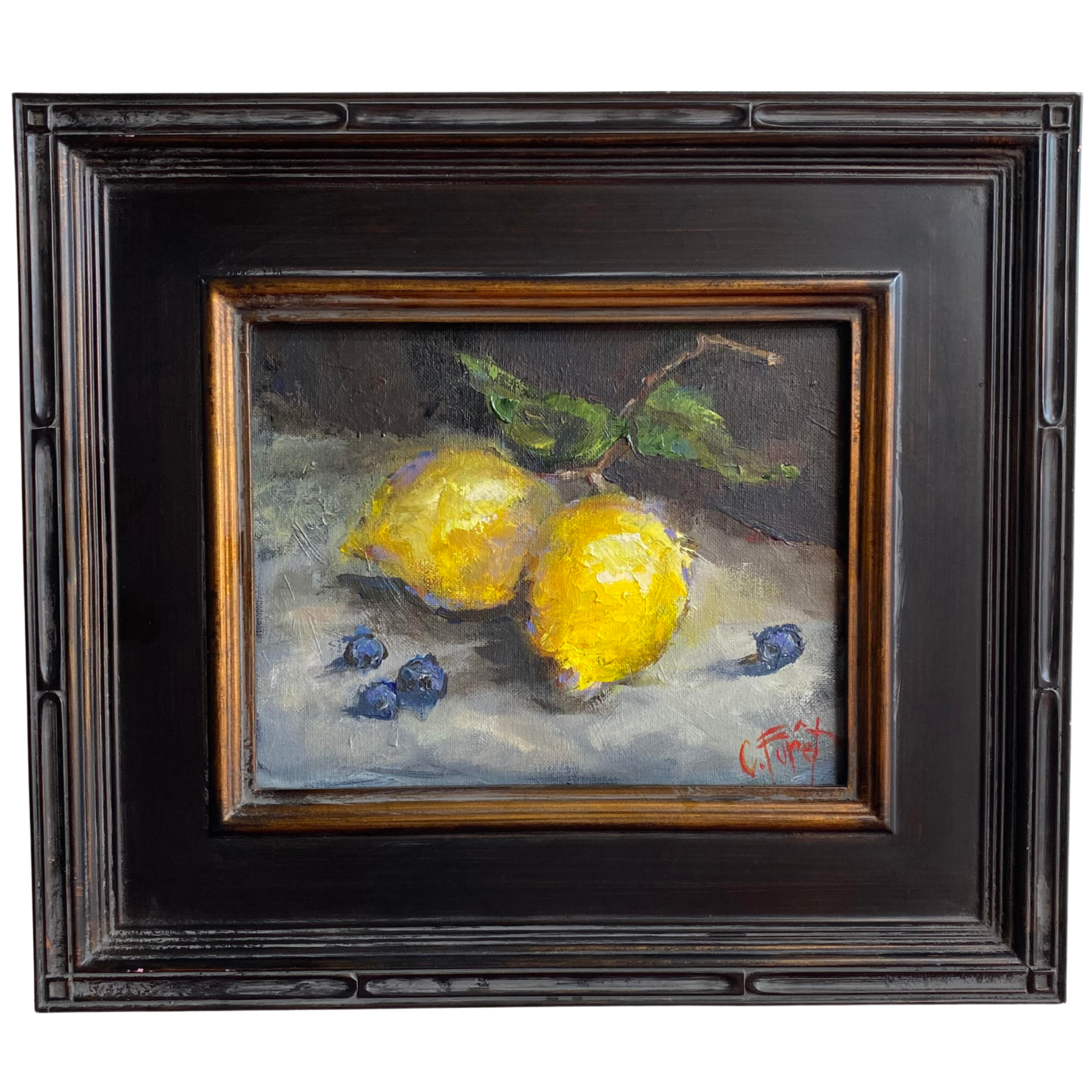 "Study of Lemons and Blueberries"