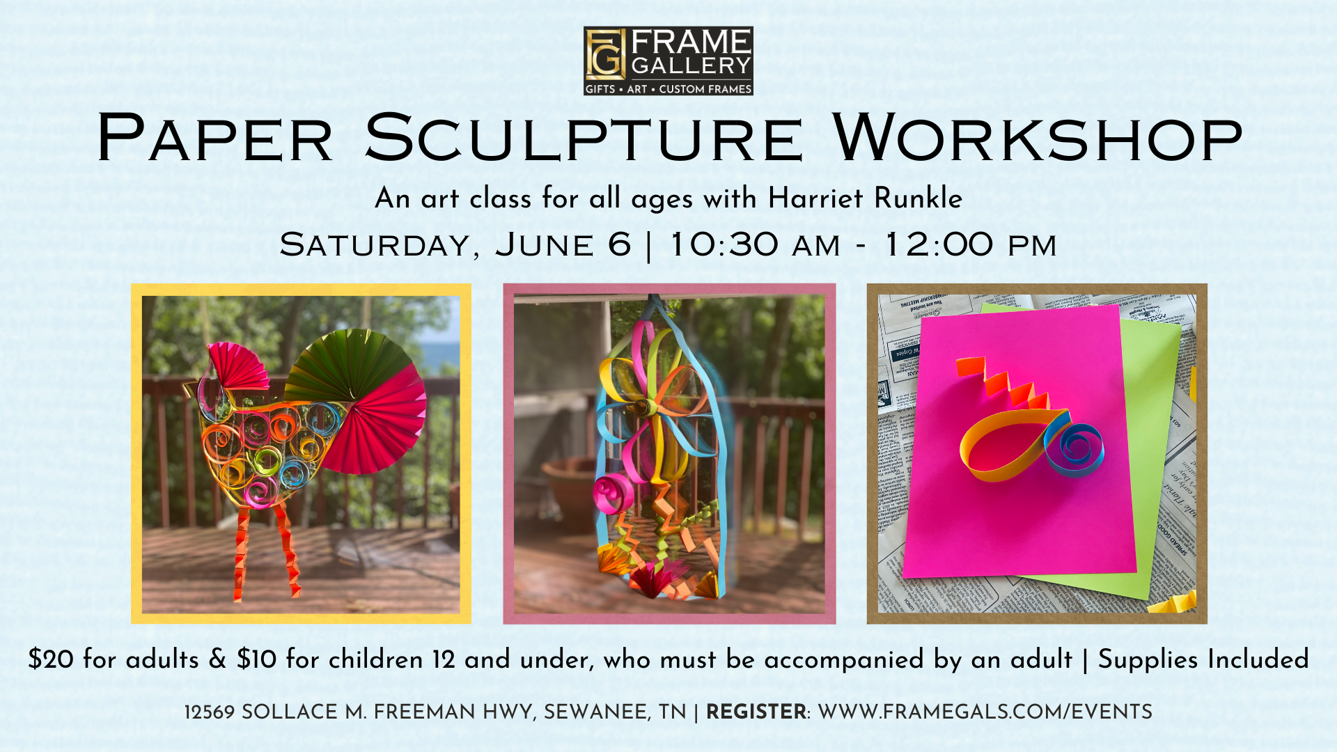 Paper Sculpture Workshop