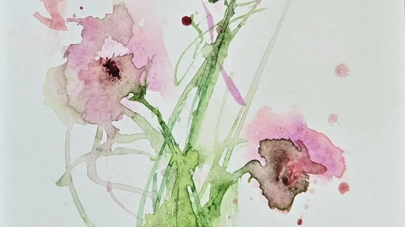To Sit With a Flower: Watercolor Workshop with Lendon Noe