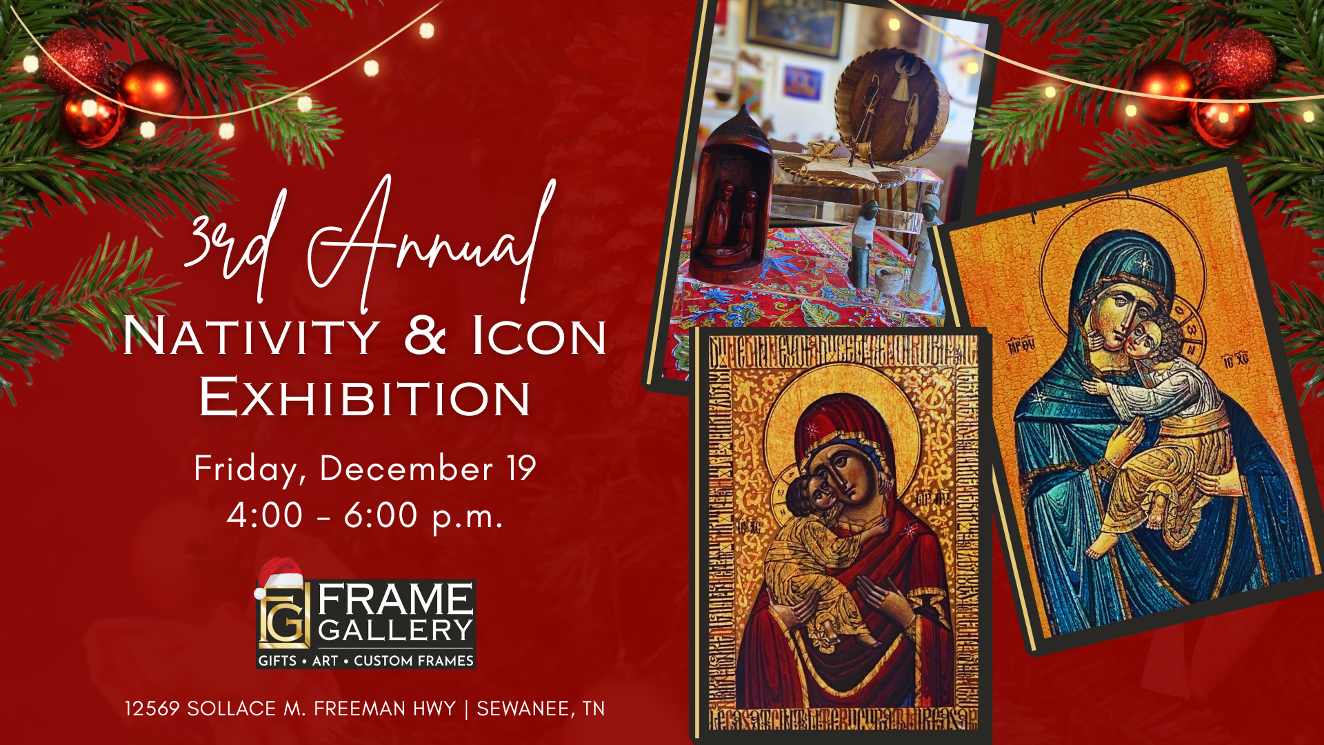 3rd Annual Nativity and Icon Exhibition
