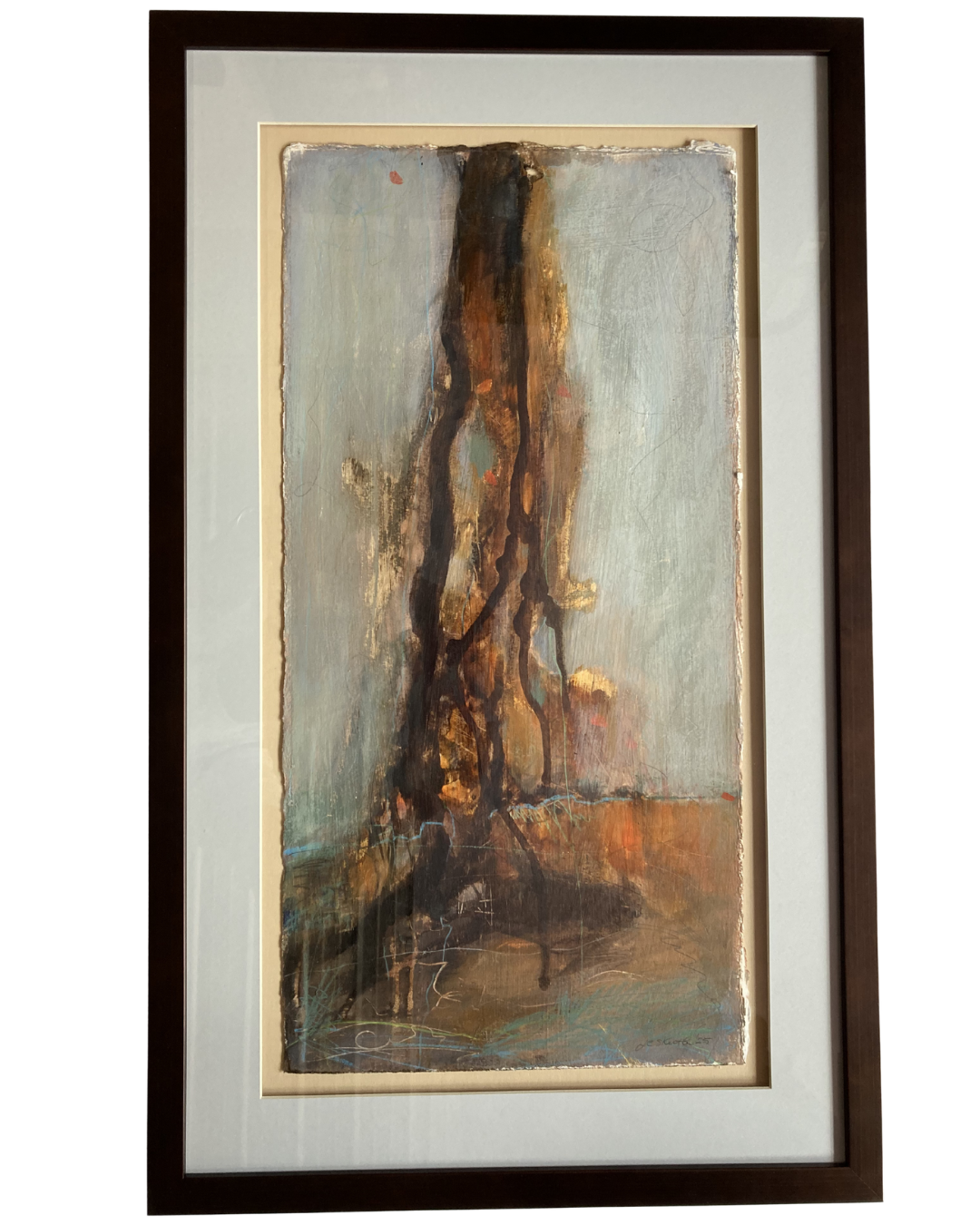 a featured custom framing project by Frame Gallery showcasing Connie Keetle's original artwork