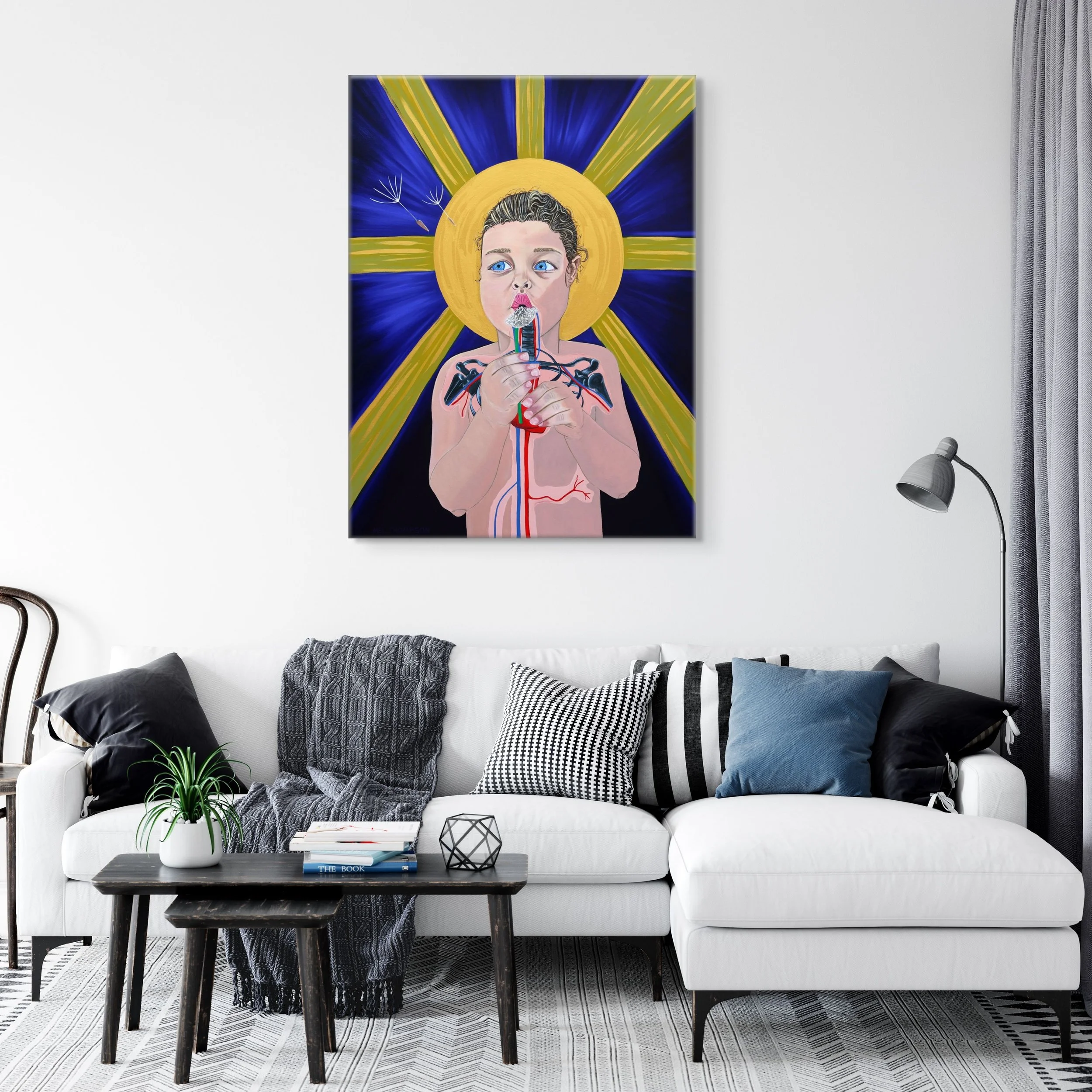 Mel Thompson Art Radiant Reflection Canvas Print Unframed.jpg