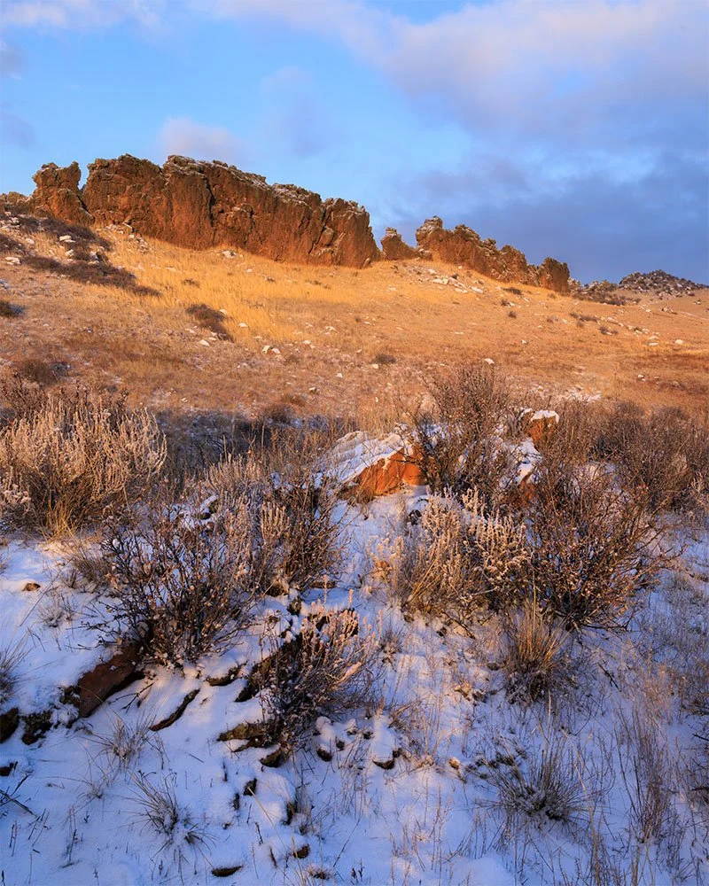 First Snow at Devil's Backbone