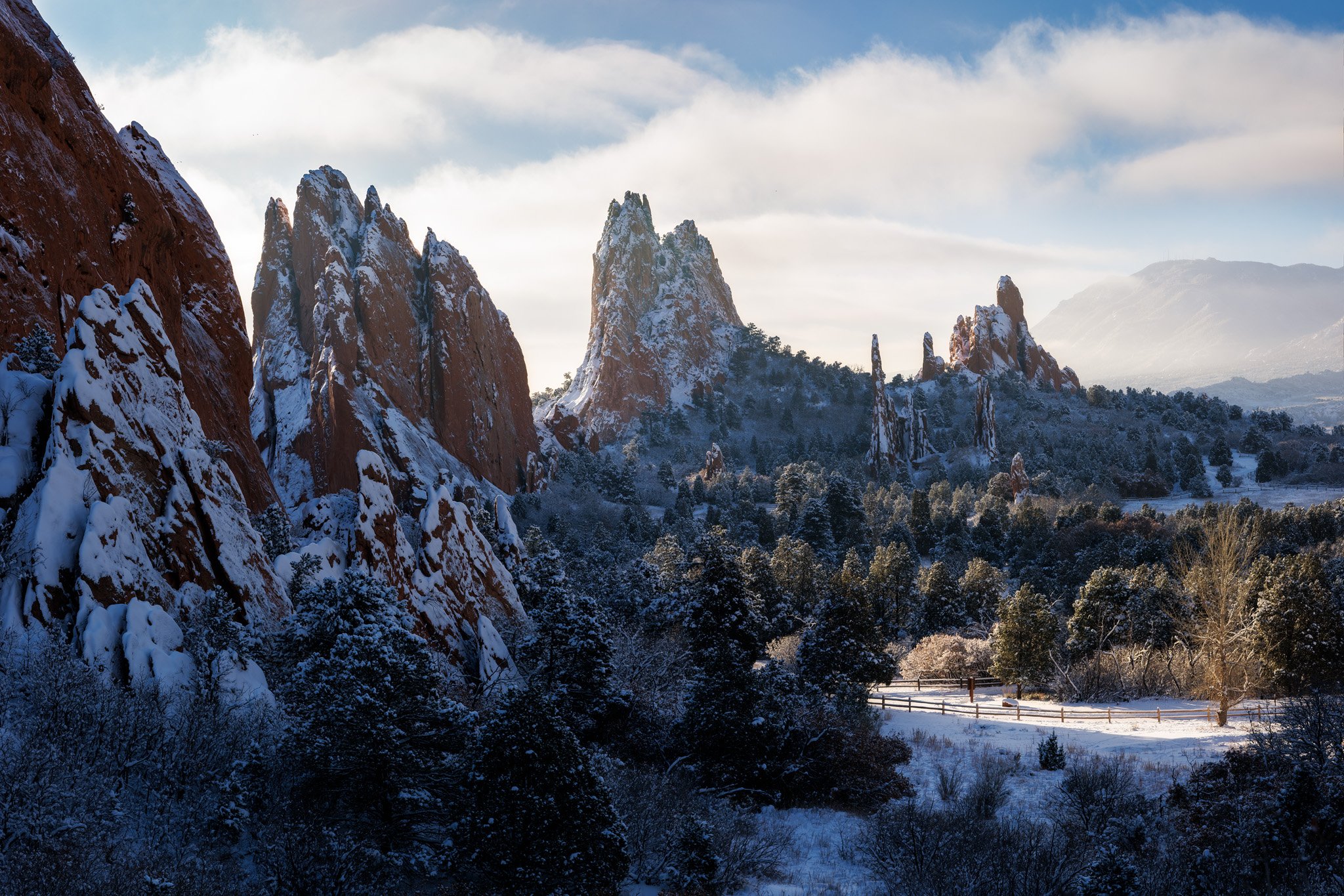 Garden of the Gods Snow