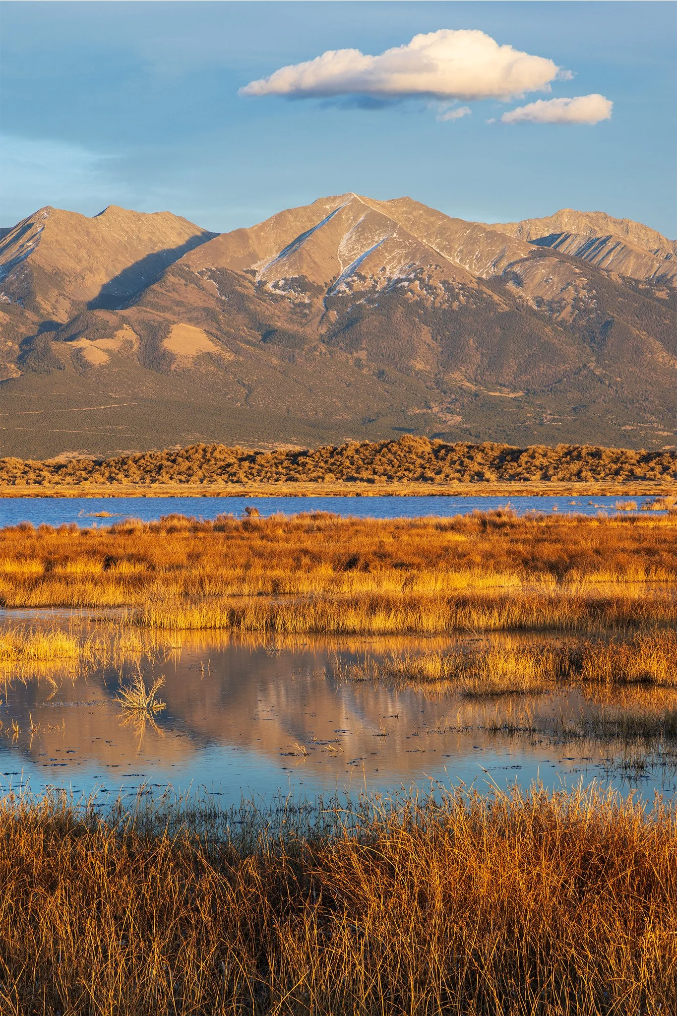 Sunset at San Luis Lake