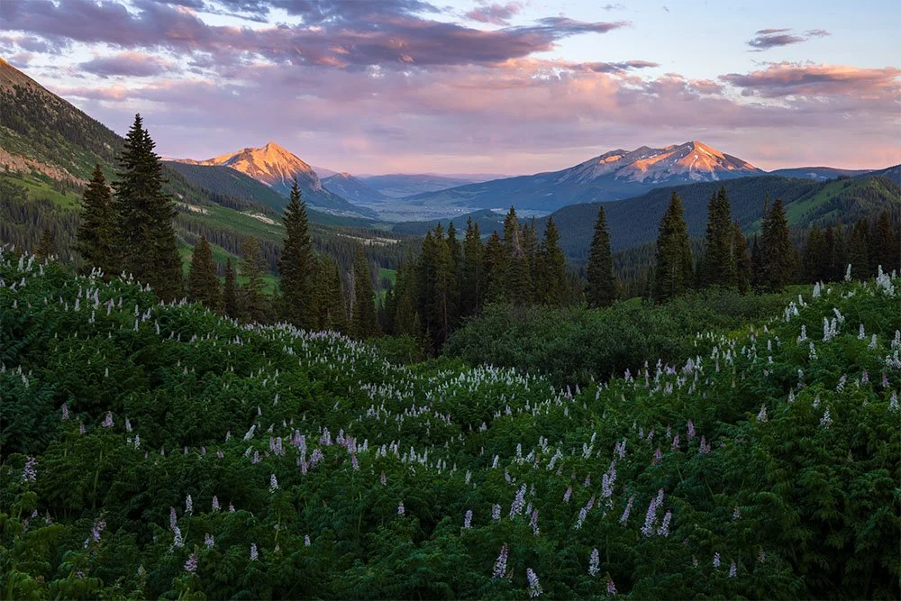 Sunset over Washington Gulch