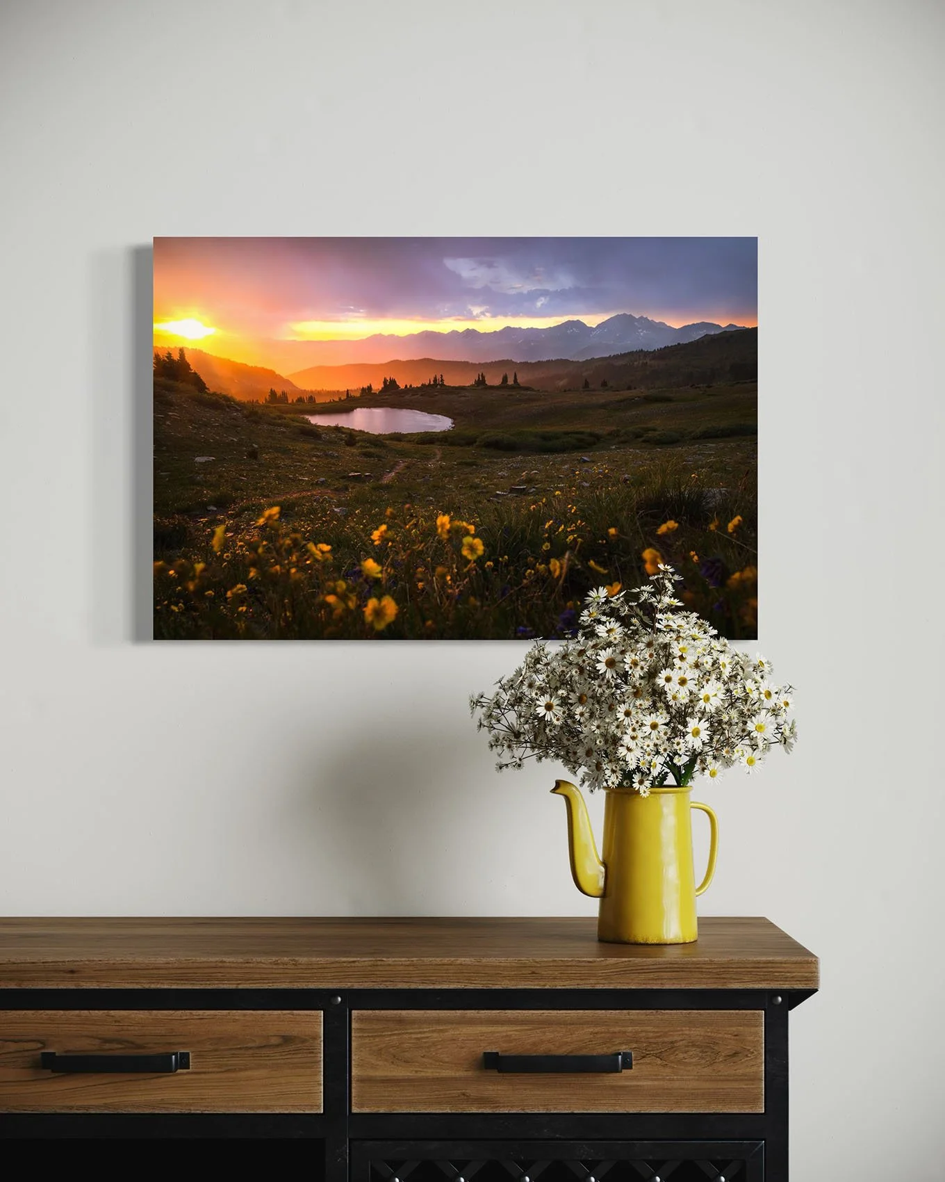 Colorado nature photography metal print