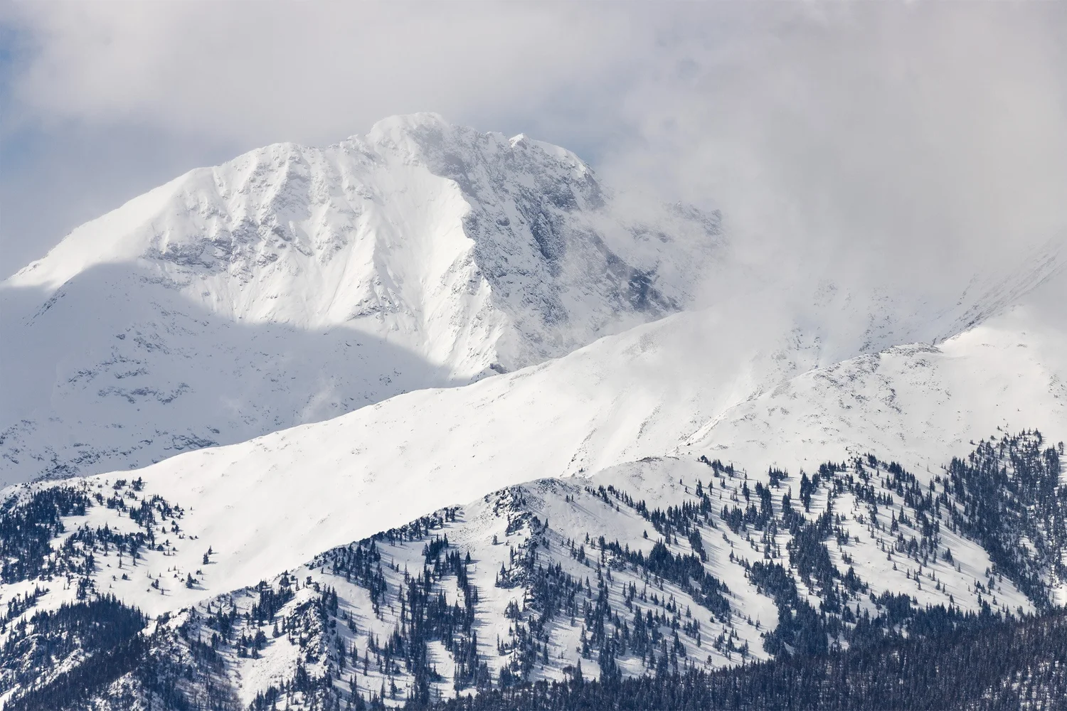 Little Bear Peak Winter Colorado