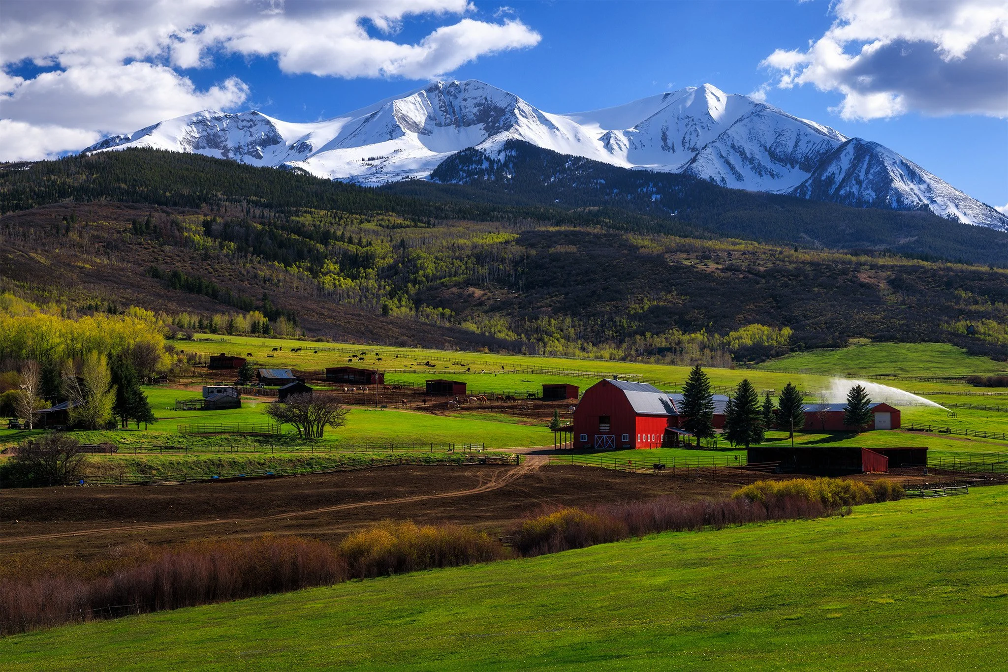 Ranch Below Mount Sopris