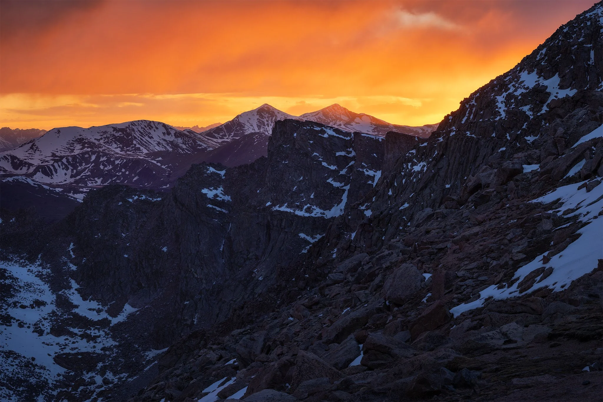 Sawtooth Sunset
