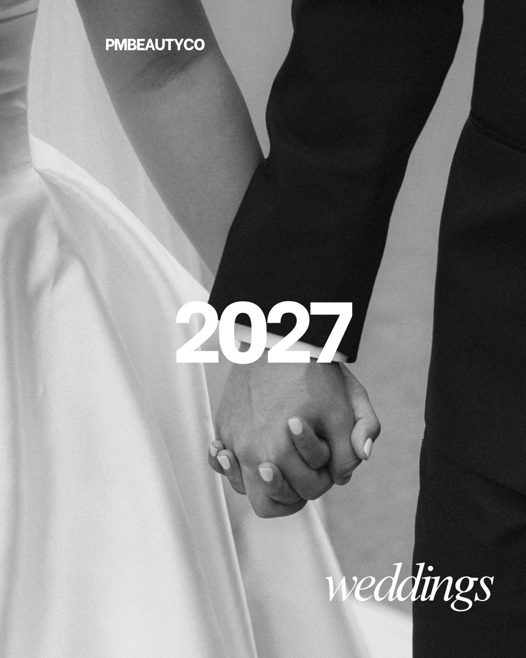 🚨 PSA FOR 2027 BRIDES! 🚨

Friday June 12th, 2026 our books are officially OPENING for all 2027 weddings!
We know you&rsquo;re already planning every detail and your bridal hair &amp; makeup should be no exception!! Our calendar fills up incredibly 