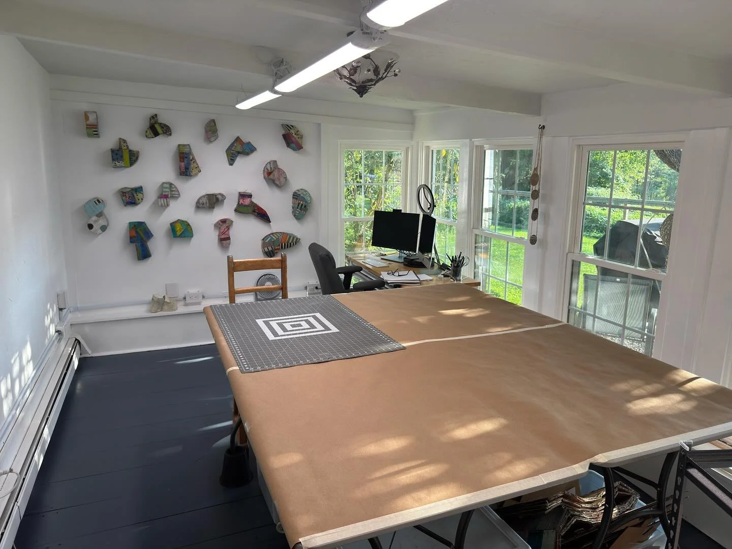 For those who were wondering where I&rsquo;ve moved my studio, I&rsquo;ve taken over a few spaces in our 1880&rsquo;s farmhouse. An attic space and converted porch. I&rsquo;m loving it!

#newspaces
#artstudio #workfromhome #hudsonvallyfarmhouse #farm