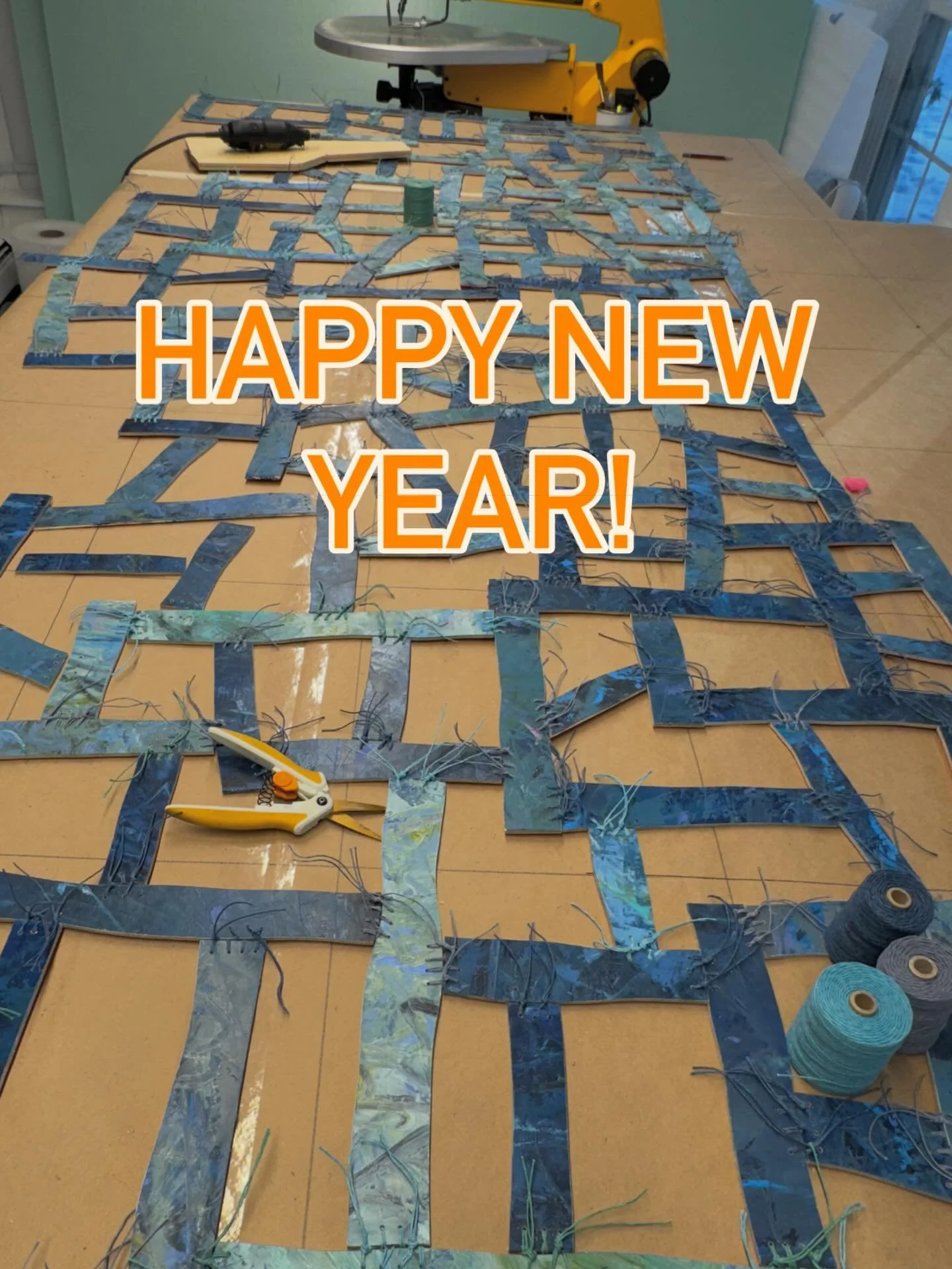 Wishing everyone the best for the new year! Glad to be back in the studio and grateful to be doing what I love.