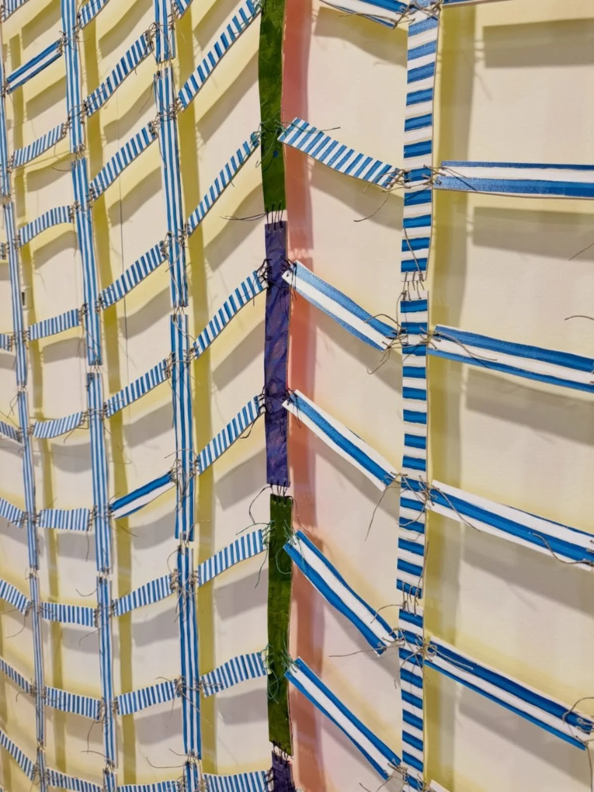 I&rsquo;ve been working away in a new studio. Here&rsquo;s a sneak peek at something going on. 

#grids #drape #textiles #wood #structures