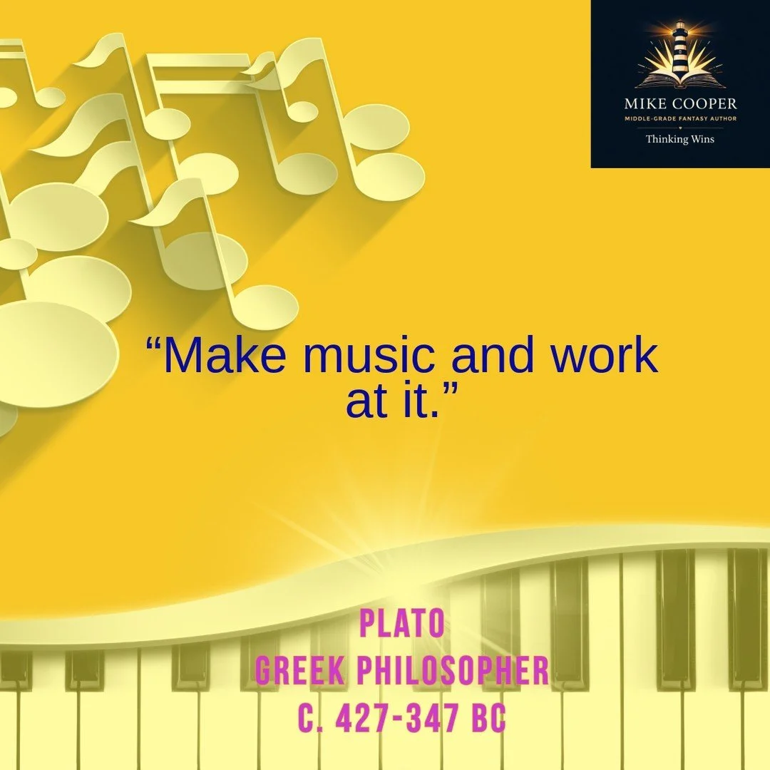 Plato&rsquo;s wisdom resonates across time 🎶

Music and philosophy intertwine in Plato&rsquo;s timeless advice: 'Make music and work at it.' A profound reminder to channel creativity and perseverance into our passions. Let this inspire your journey 