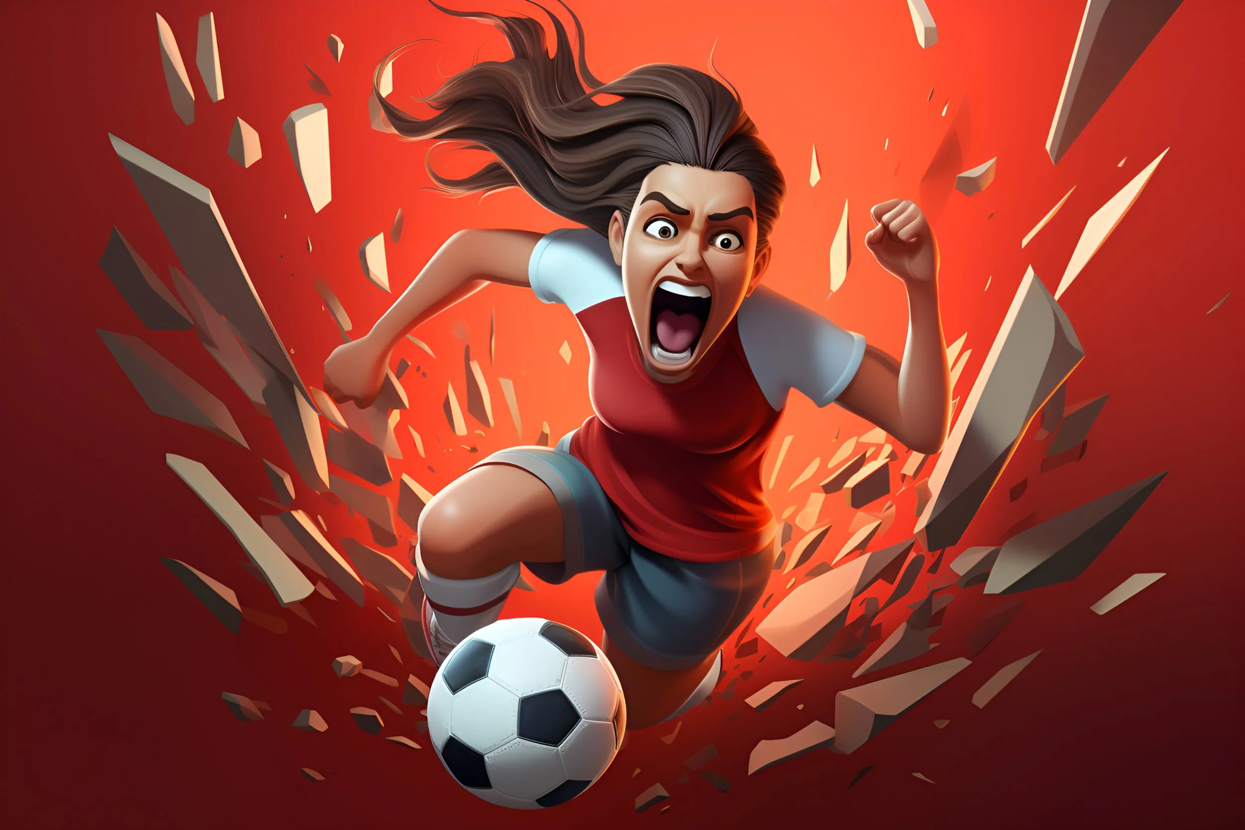 This is an image of a soccer player.