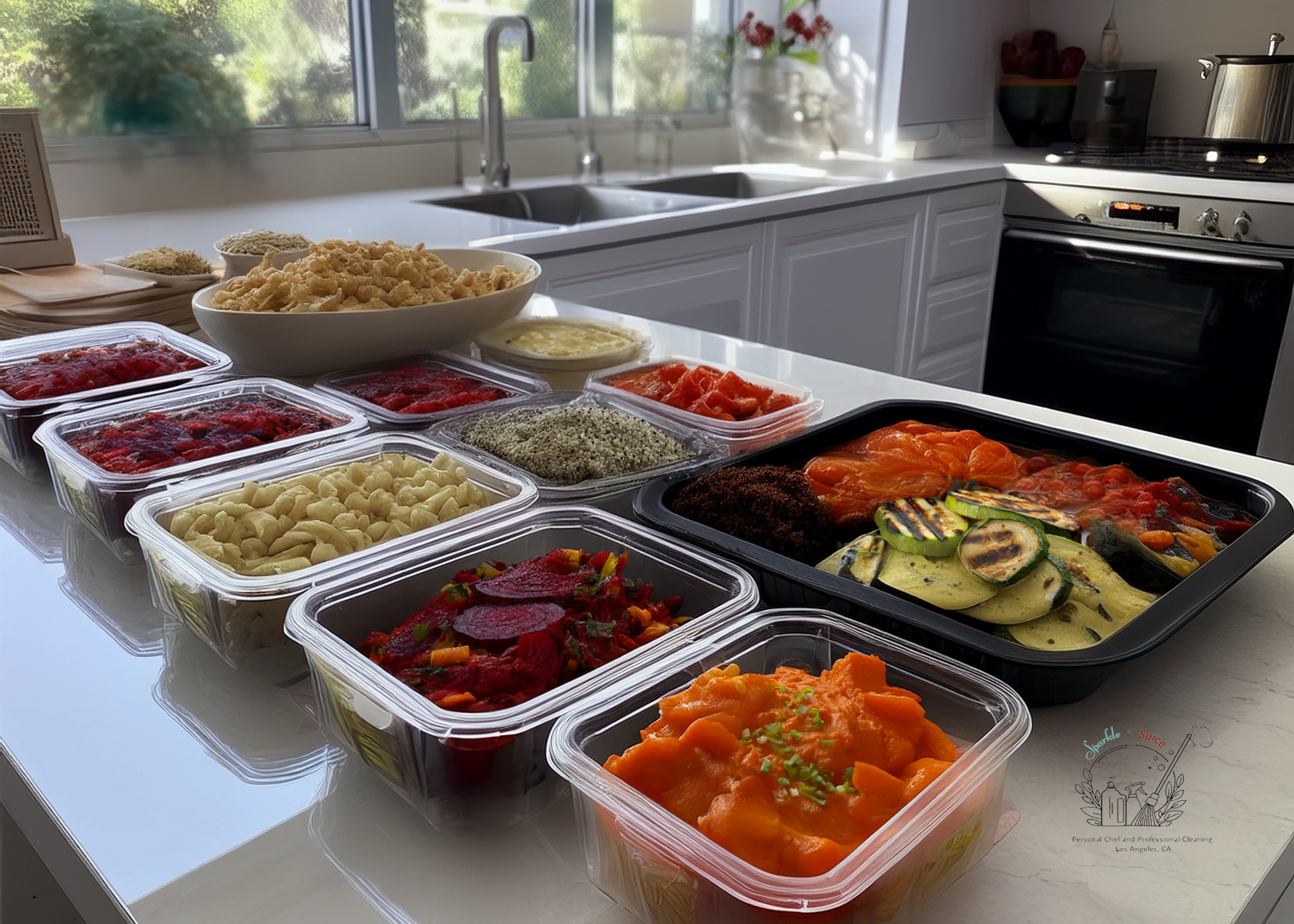 Sautéed And Roasted Veggies and Pasta Meal-Prep