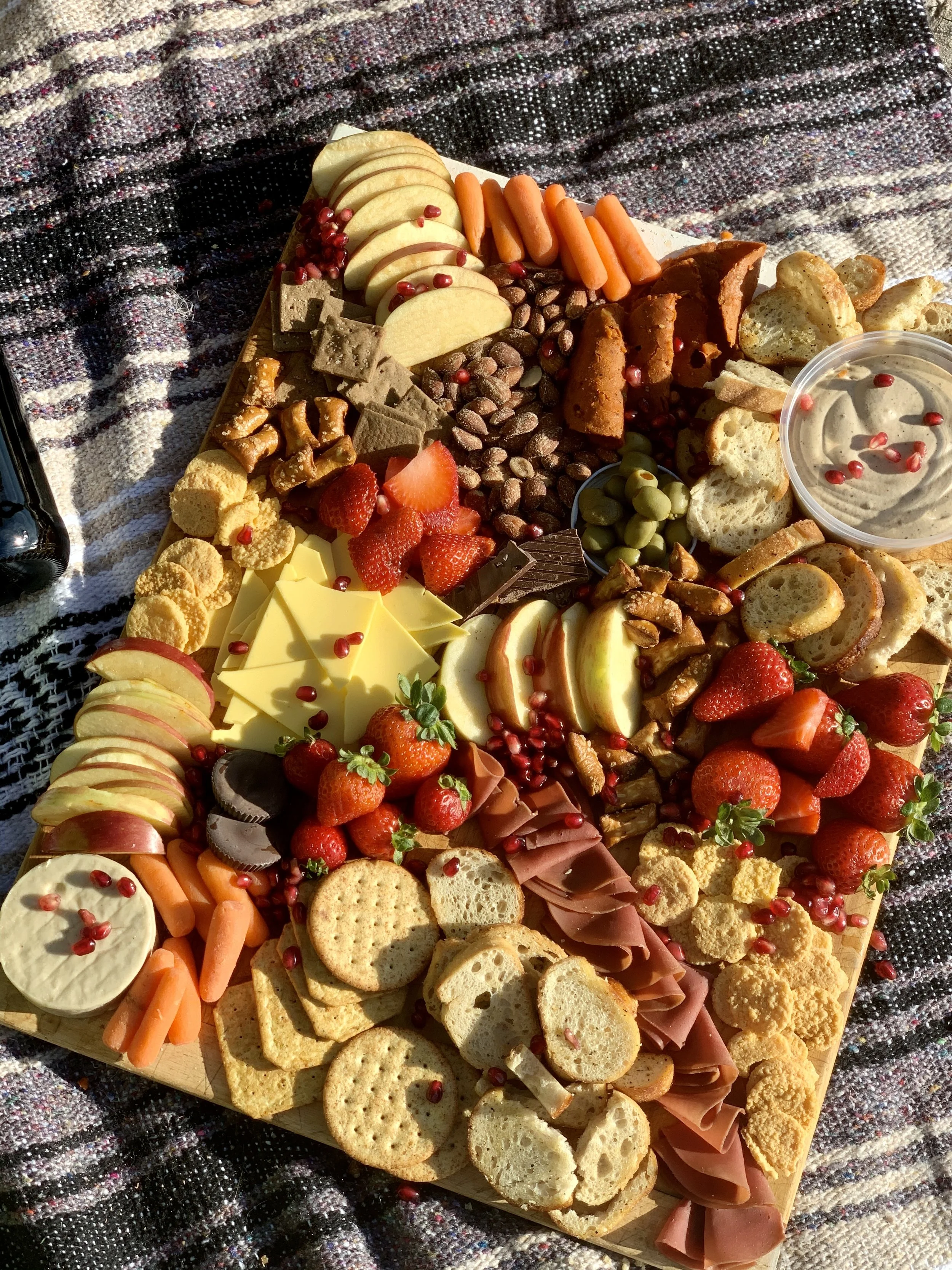 Vegan Charcuterie Board Delivered To Our Client's Beach Birthday Party!