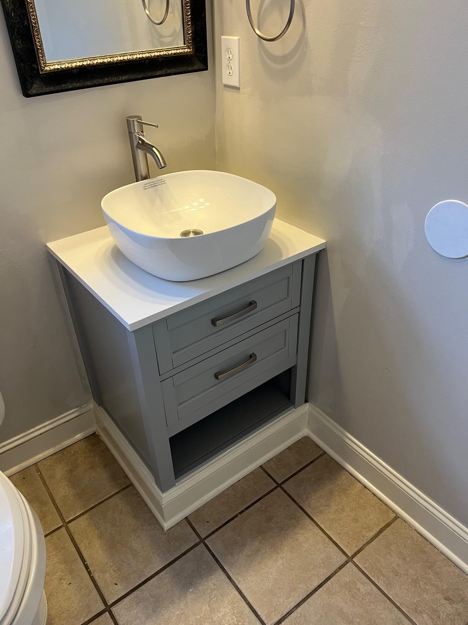 Vanity Installation