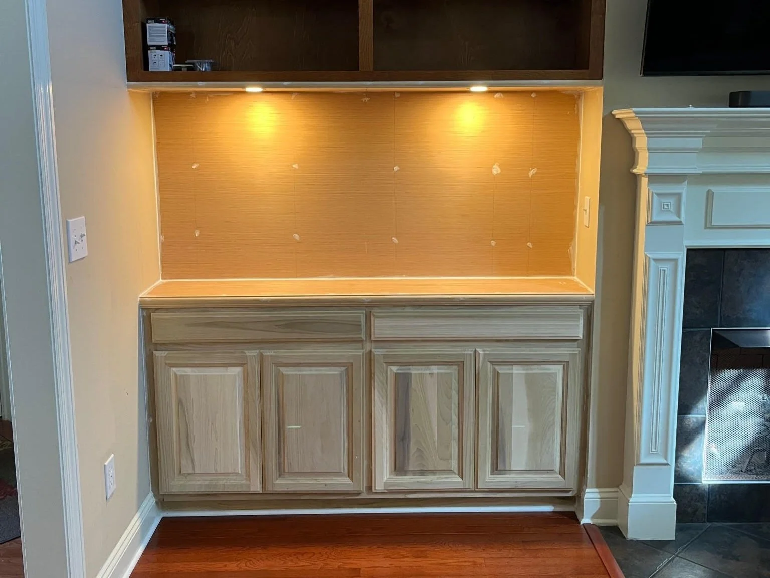 Custom Cabinet Install