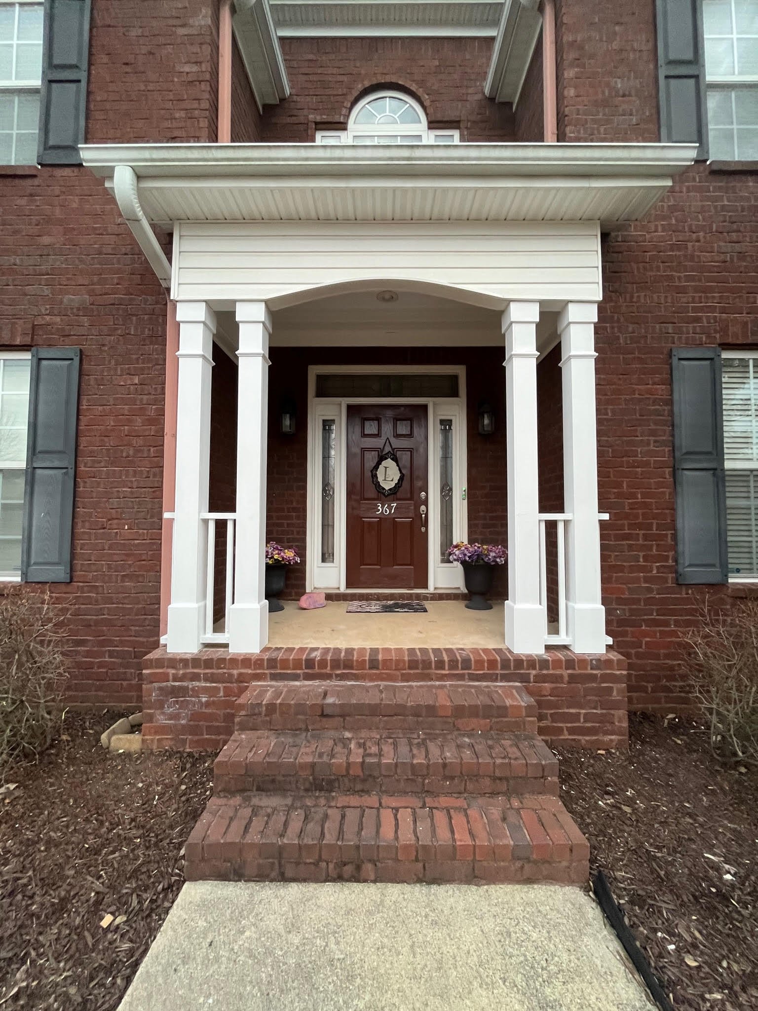Front Porch Post Painting