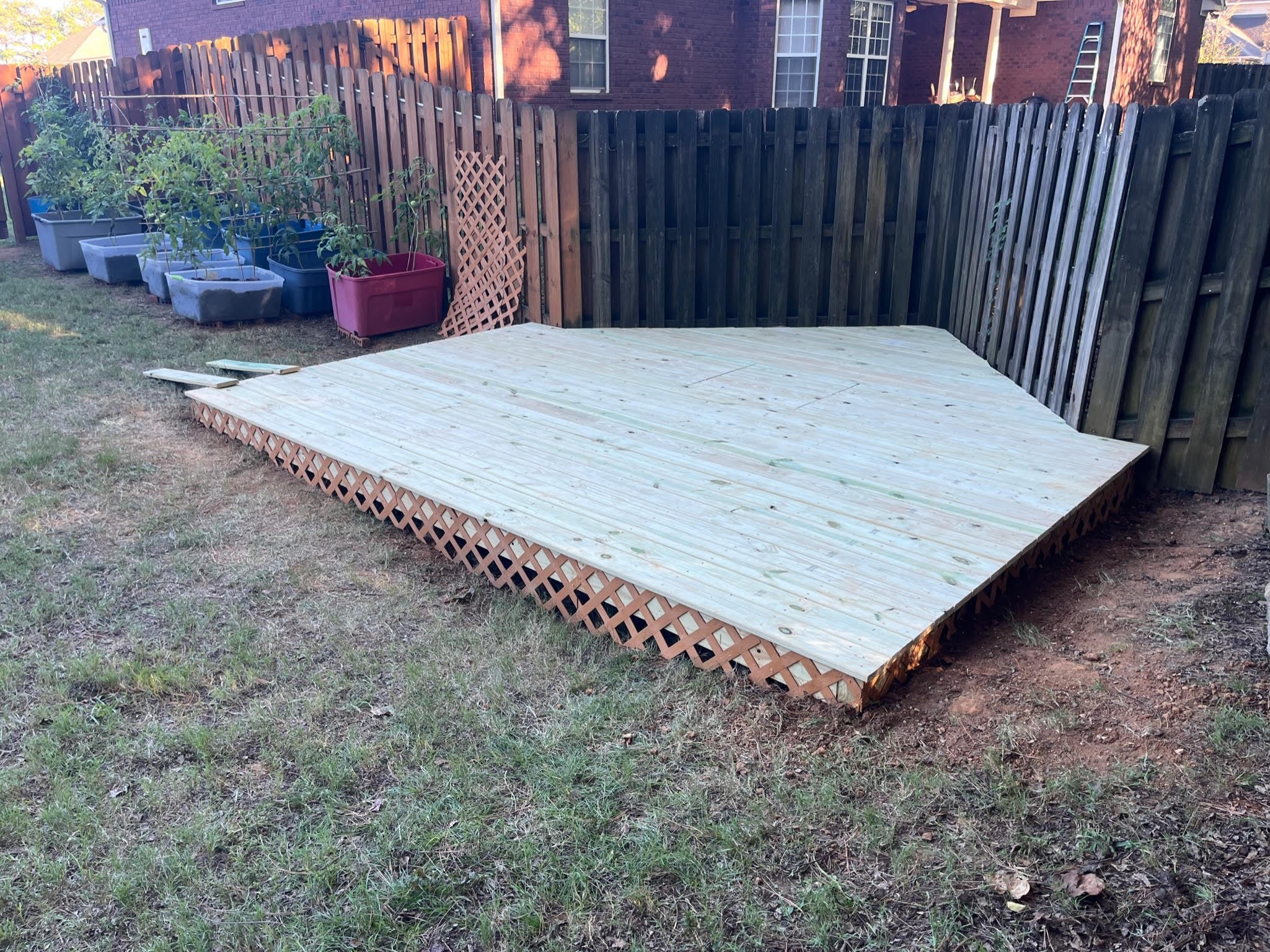 Outdoor Deck Build