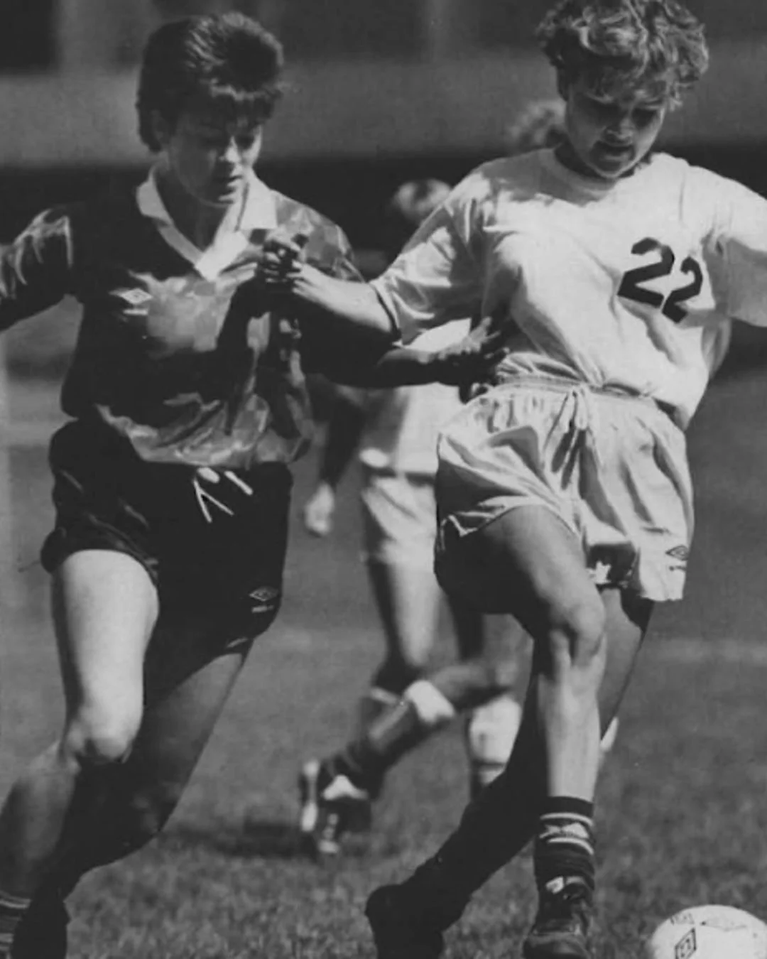Division I women's play has begun, and our #TBT image goes back to 1989. That year, Washington State started varsity play with only a few months of preparation to become WA's first D1 wsoc program. Cougs co-captain Renee Greenup (#22) is shown in a 3