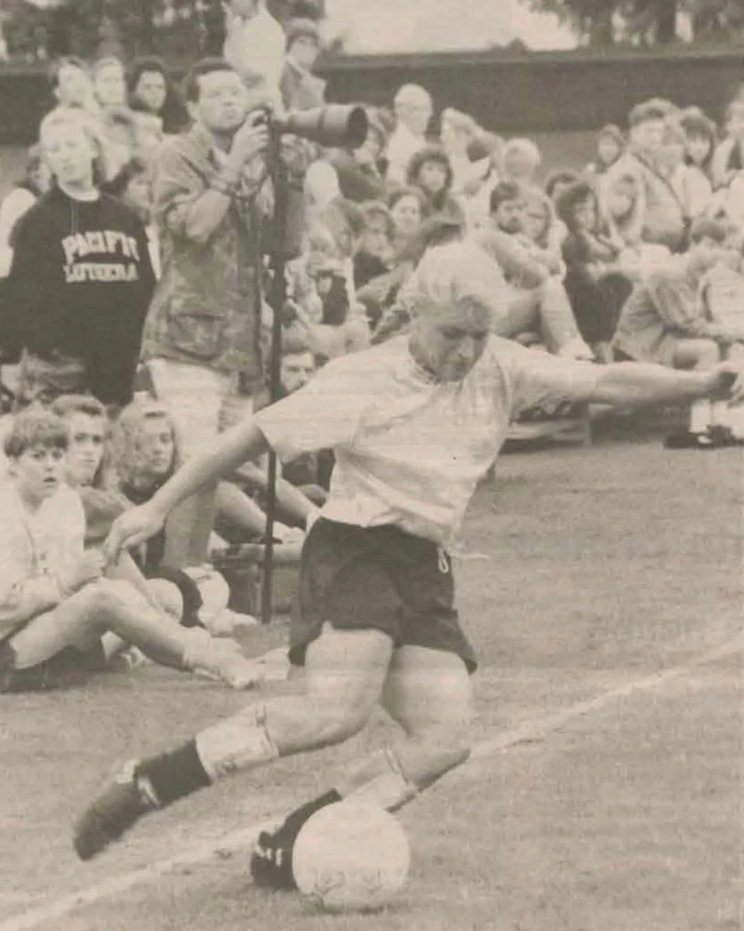Her vital playmaking role on two of Pacific Lutheran's NAIA champion teams led Karin Gilmer Kupp to the Lutes' hall of fame. Her father, Tommy Gilmer, and husband, Craig Kupp, are also enshrined there. Her son, a former Super Bowl MVP, is Seahawks re