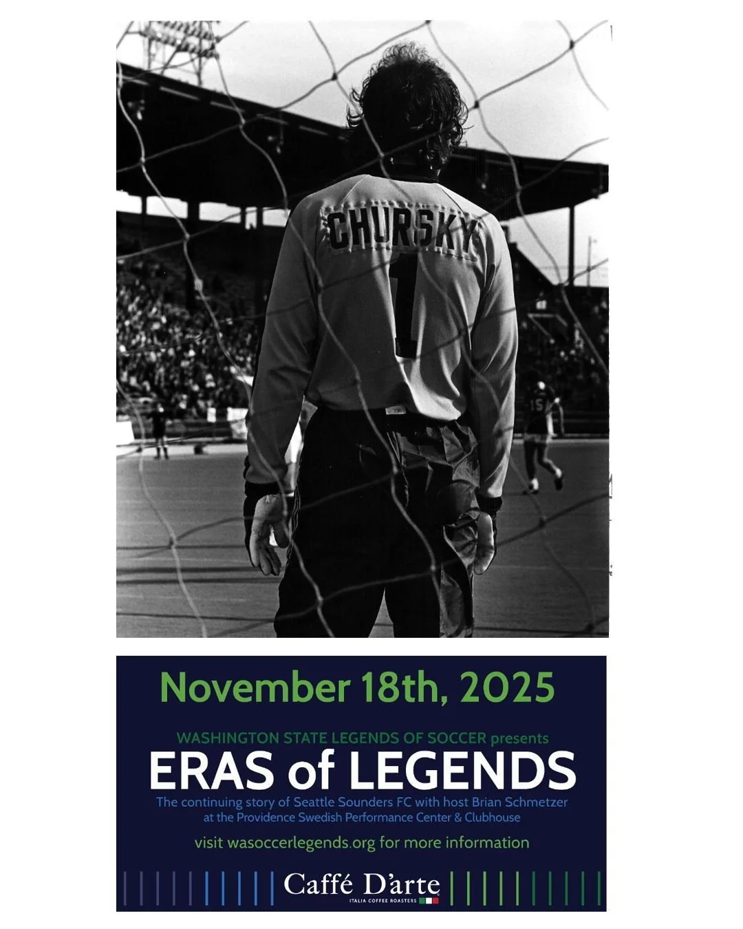 He was well versed in the classics, as well as ballet, and perhaps the most graceful, acrobatic keeper ever to wear a Sounders shirt. Don't wait too long for tickets, because Chursky's Chicks may just snap 'em all up.