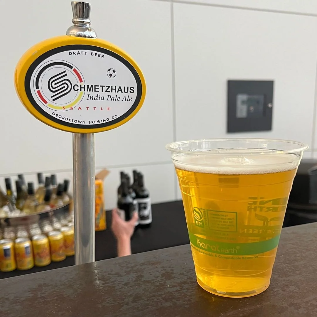 Schmetzhaus IPA is already available at Georgetown Brewing's taproom. Kegs begin arriving at the following establishments next week. Along with the smooth taste, the best thing about Schmetzhaus is that sales will benefit our Jimmy Gabriel Memorial S