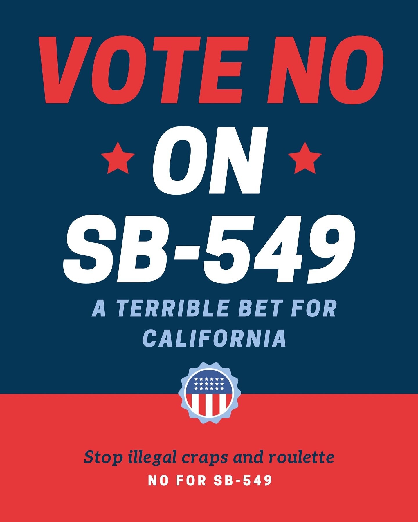 🎰 Say &lsquo;No On SB-549&rsquo; to protect our unique gaming paradise at Stars Casino. Let&rsquo;s stand together and keep the excitement alive! 💪🎲 #ProtectOurGaming #StarsCasinoTracy #NoOnSB549&rdquo;