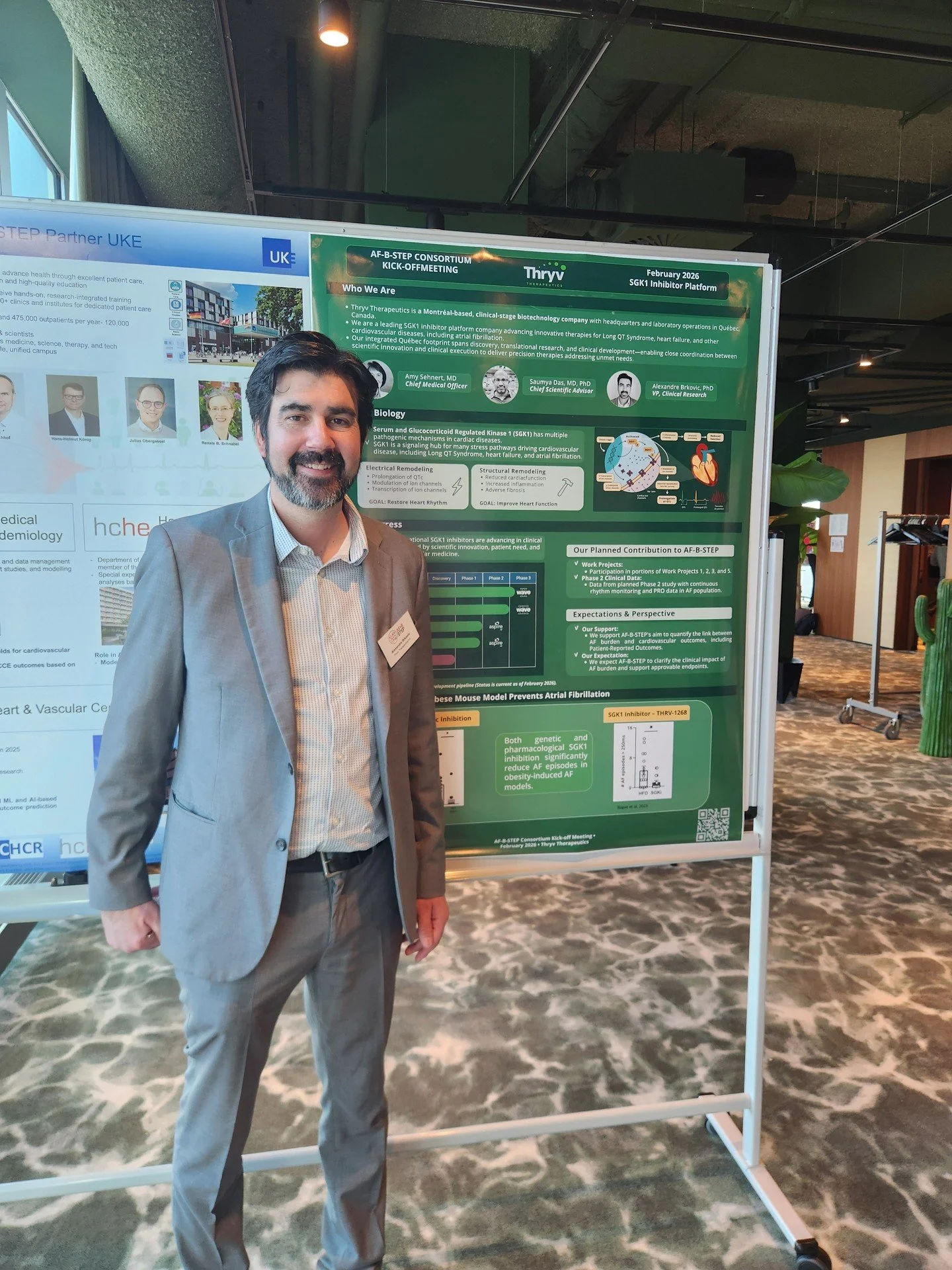 Did you know? 🌍 ~59 million people worldwide are living with atrial fibrillation (AF)&mdash;and prevalence continues to rise.

Last week in Amsterdam, our VP, Clinical Research, Alex Brkovic, joined the AF-B-STEP kickoff meeting on behalf of Thryv.
