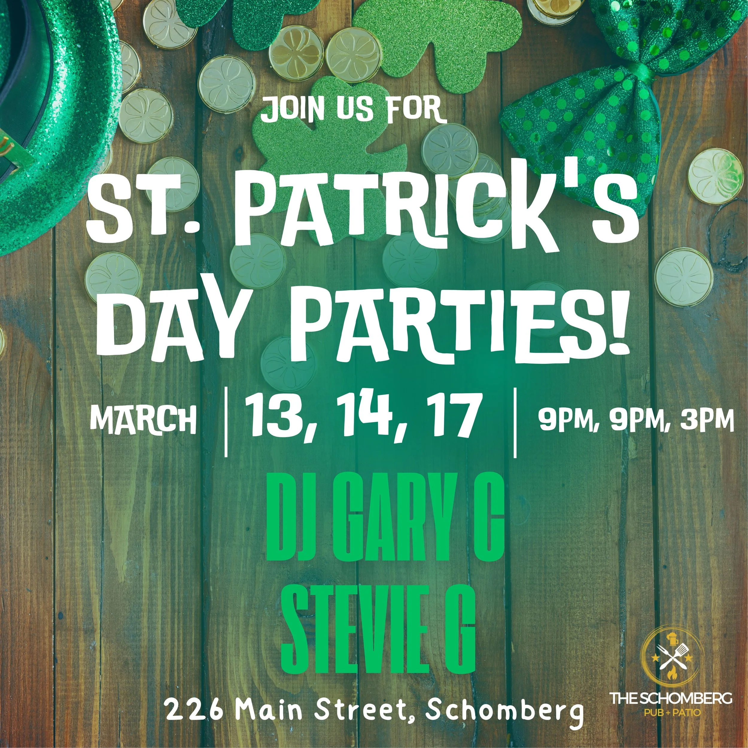 ST. PATRICK'S DAY WEEKEND