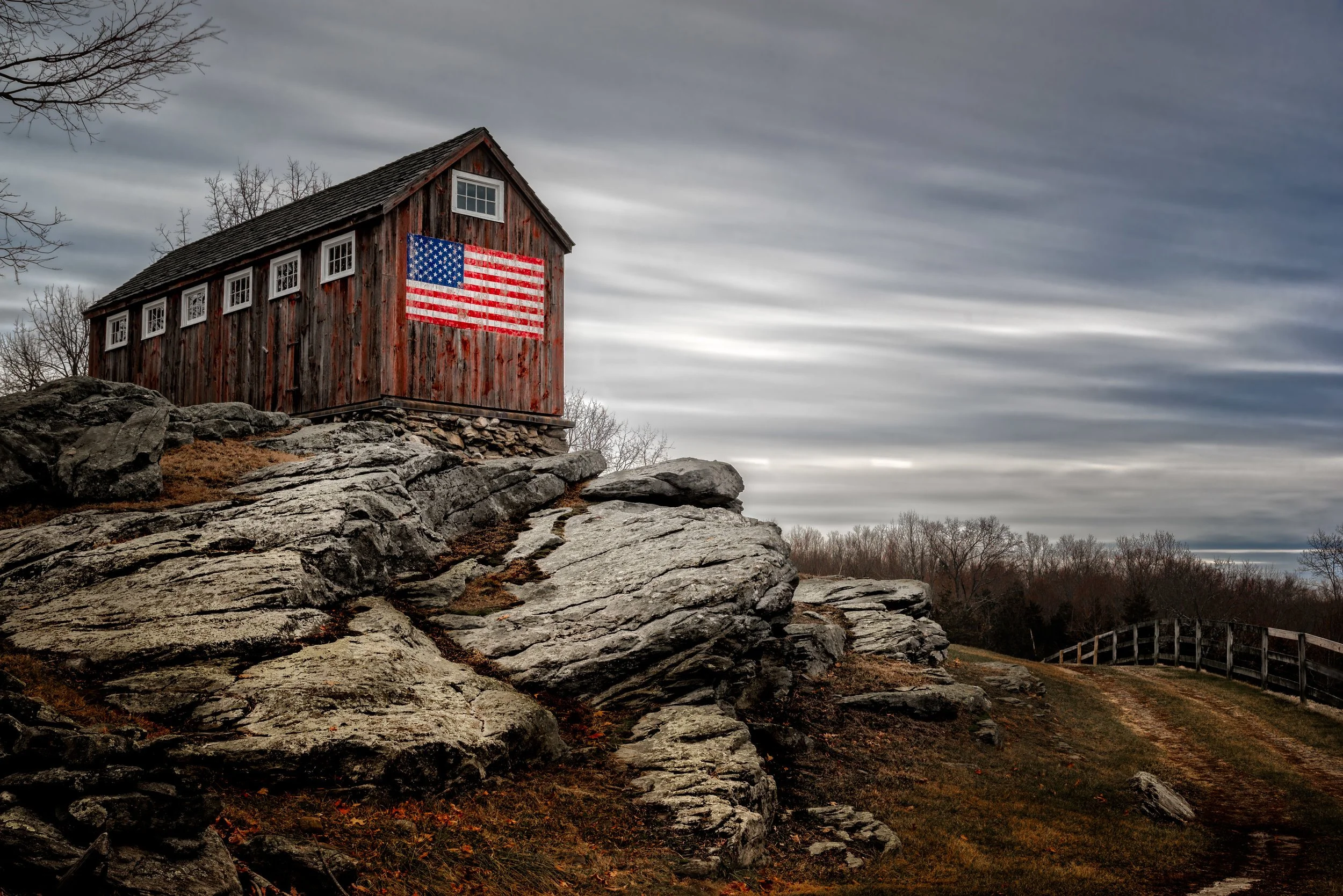 Iconic Greyledge Farm Barn