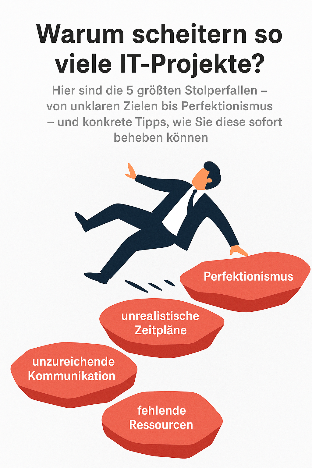 Die 5 größten Stolperfallen in IT-Projekten – und wie Sie sie beheben