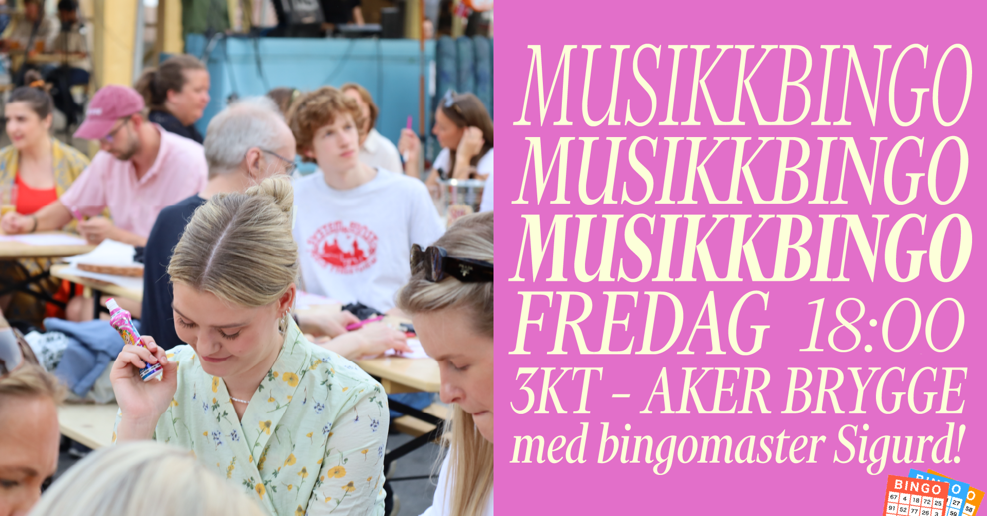 Musikkbingo med Sigurd!