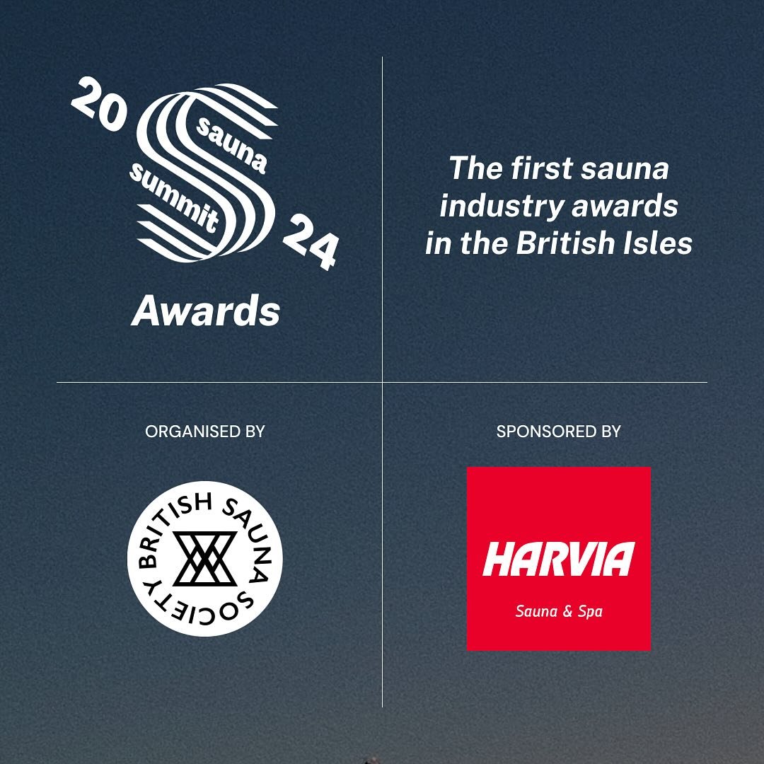 Nominations are now open 🗳️ The Sauna Summit 2024 Awards sponsored by Harvia @harviaglobal are live!

Go to https://awards.saunasummit.uk to make a nomination or find the link in bio to put forward your favourite saunas and practitioners 🤞

Let&rsq