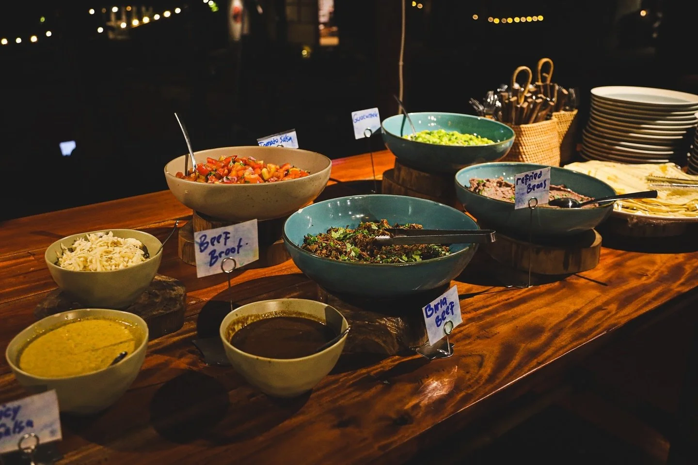 When you hear the bell ringing, you know it&rsquo;s dinner time! Our buffet is loaded with options to keep everyone happy, including vegetarian and vegan dishes. 

News? Our restaurant is now open daily and welcomes everyone, not just our guests. Mor