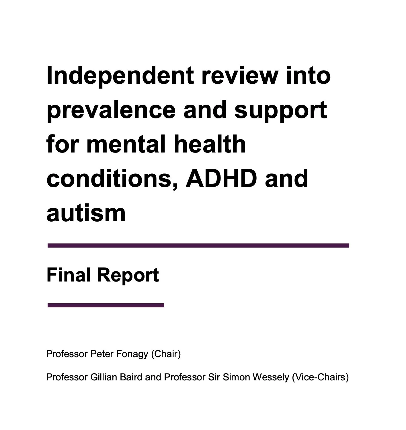 Autism Alliance UK responds to Independent Review into Mental Health, ADHD, and Autism