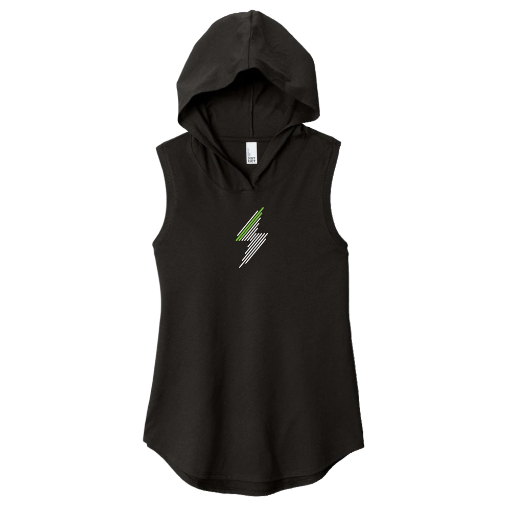 Ladies' Hooded Sleeveless Tank — Charge Fit Shop