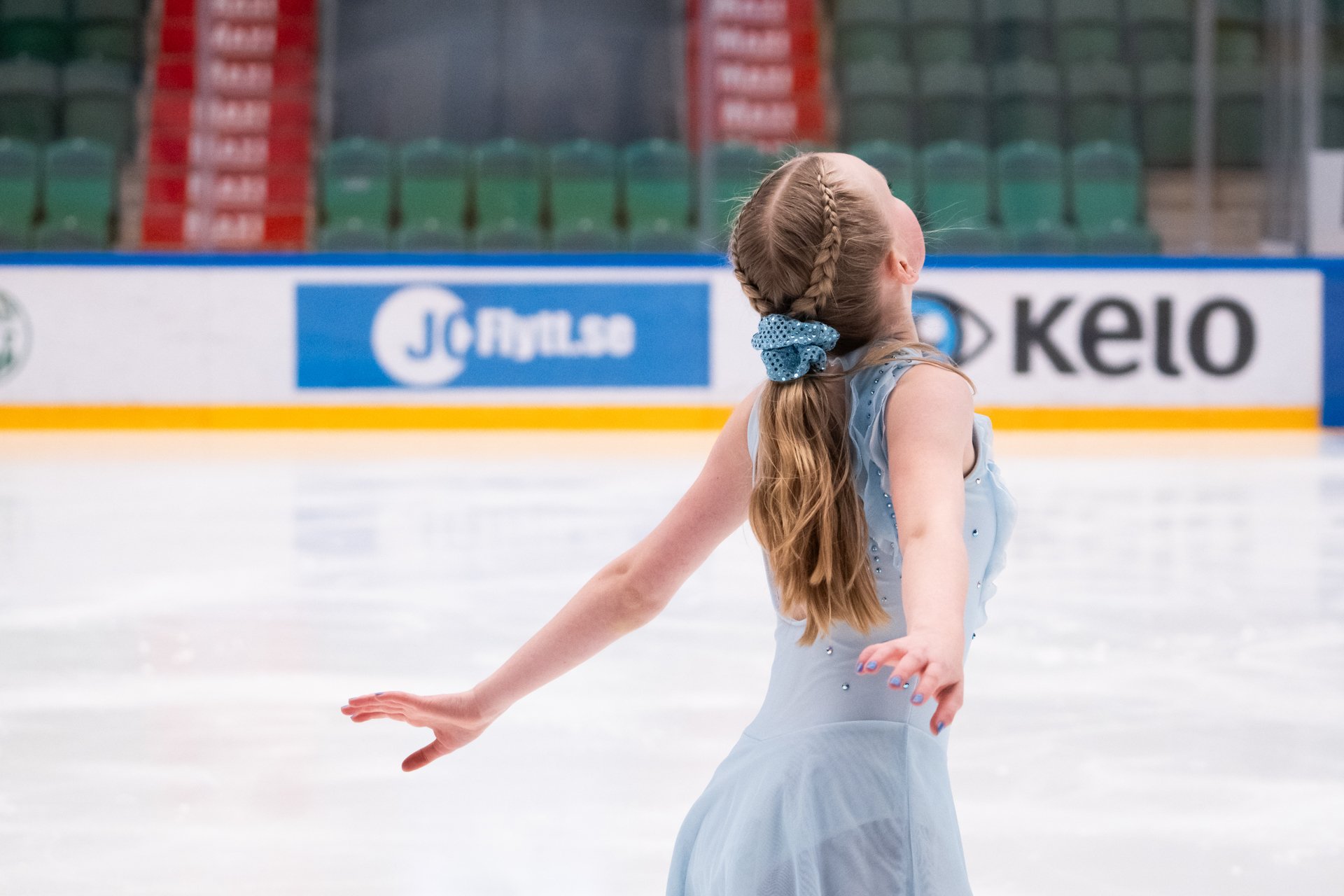 Figure skating competition in Catena Arena, Ängelholm.