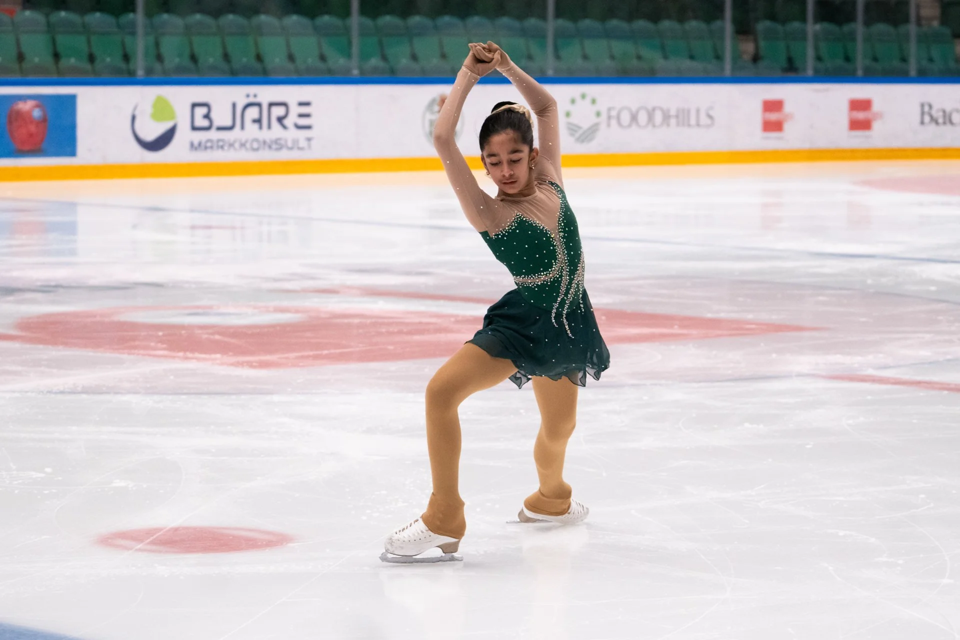 Figure skating competition in Catena Arena, Ängelholm.