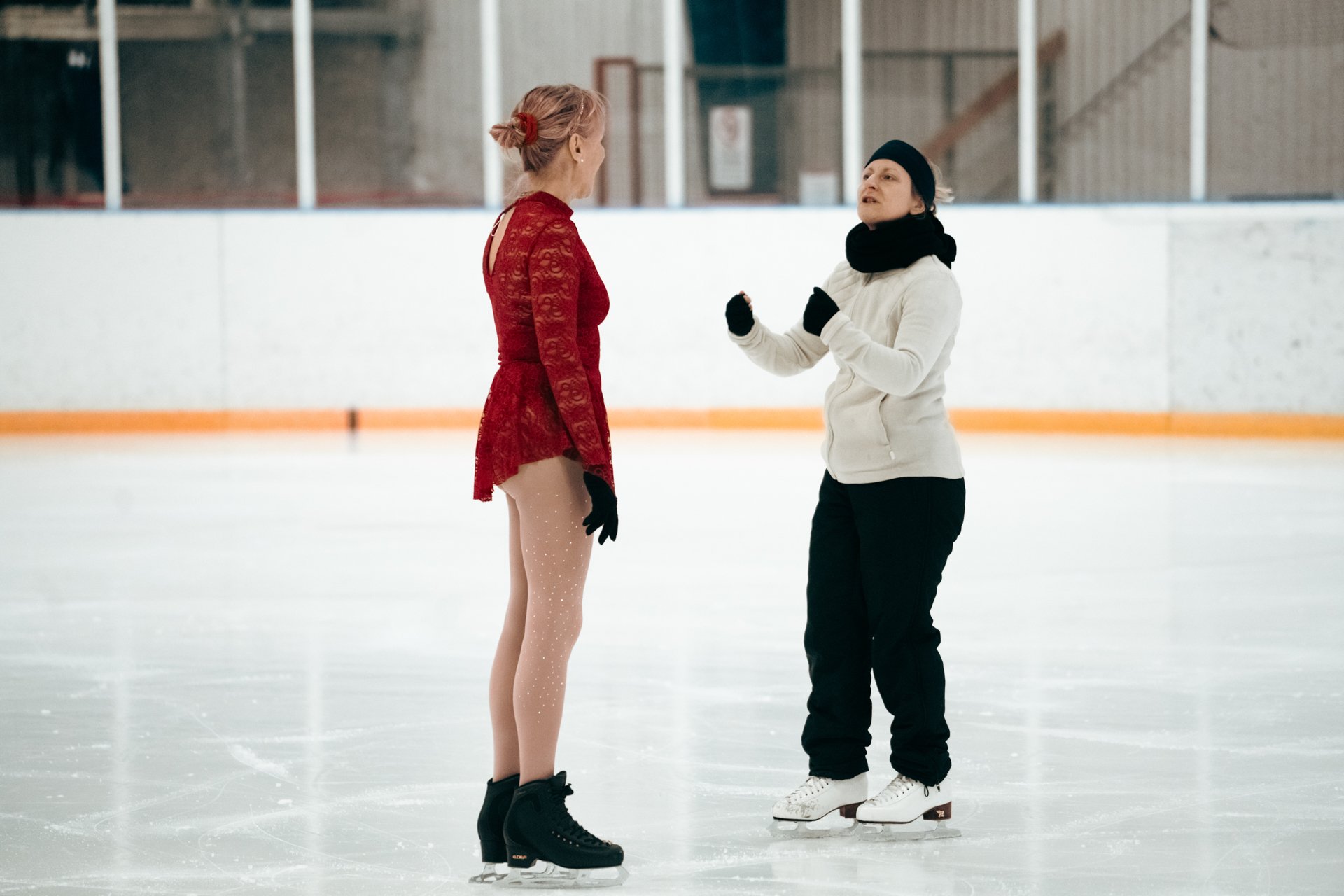 Figure skating at Kirsebergs Ishall, Malmö.