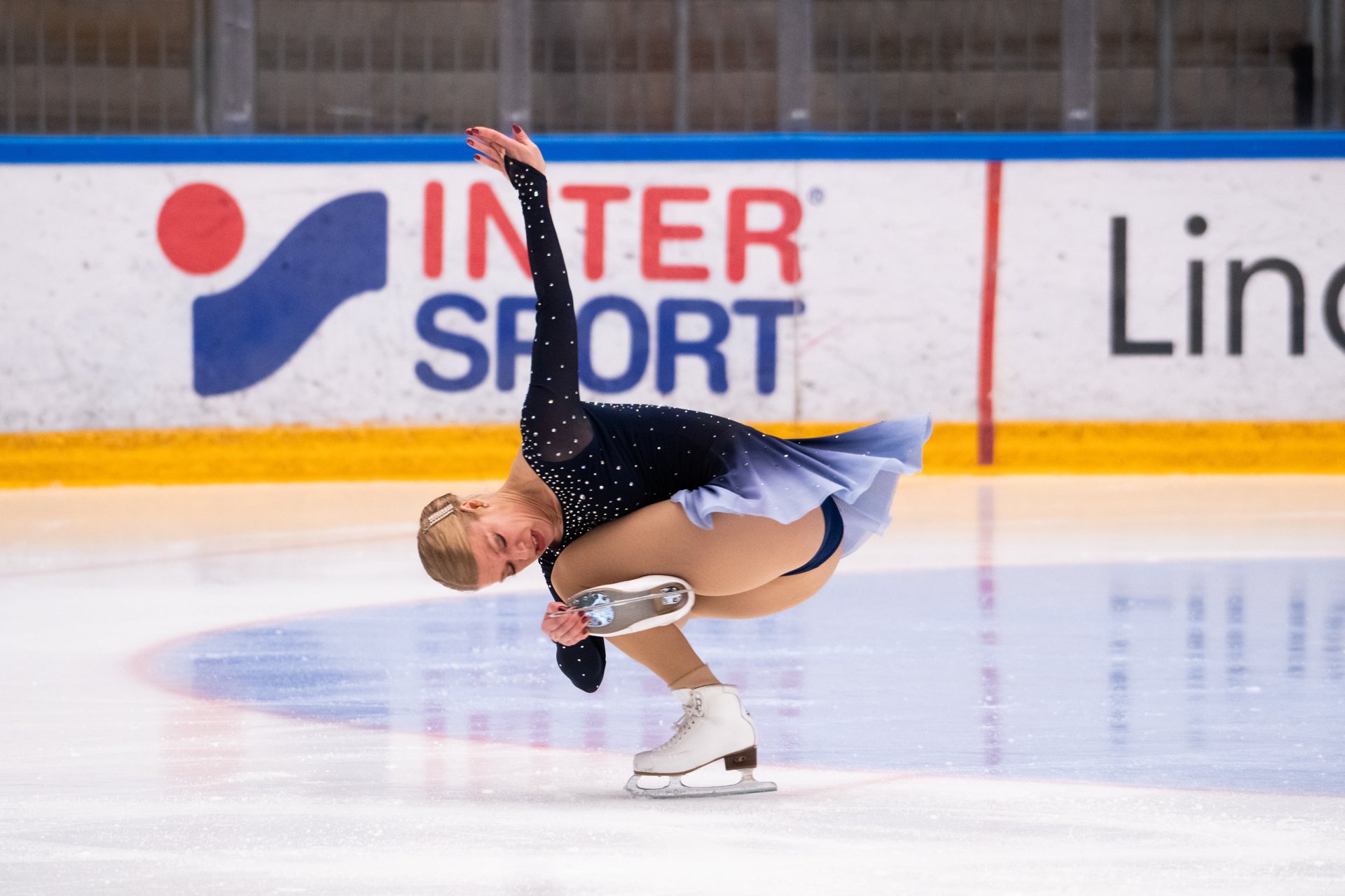 Figure skating competition in Catena Arena, Ängelholm.