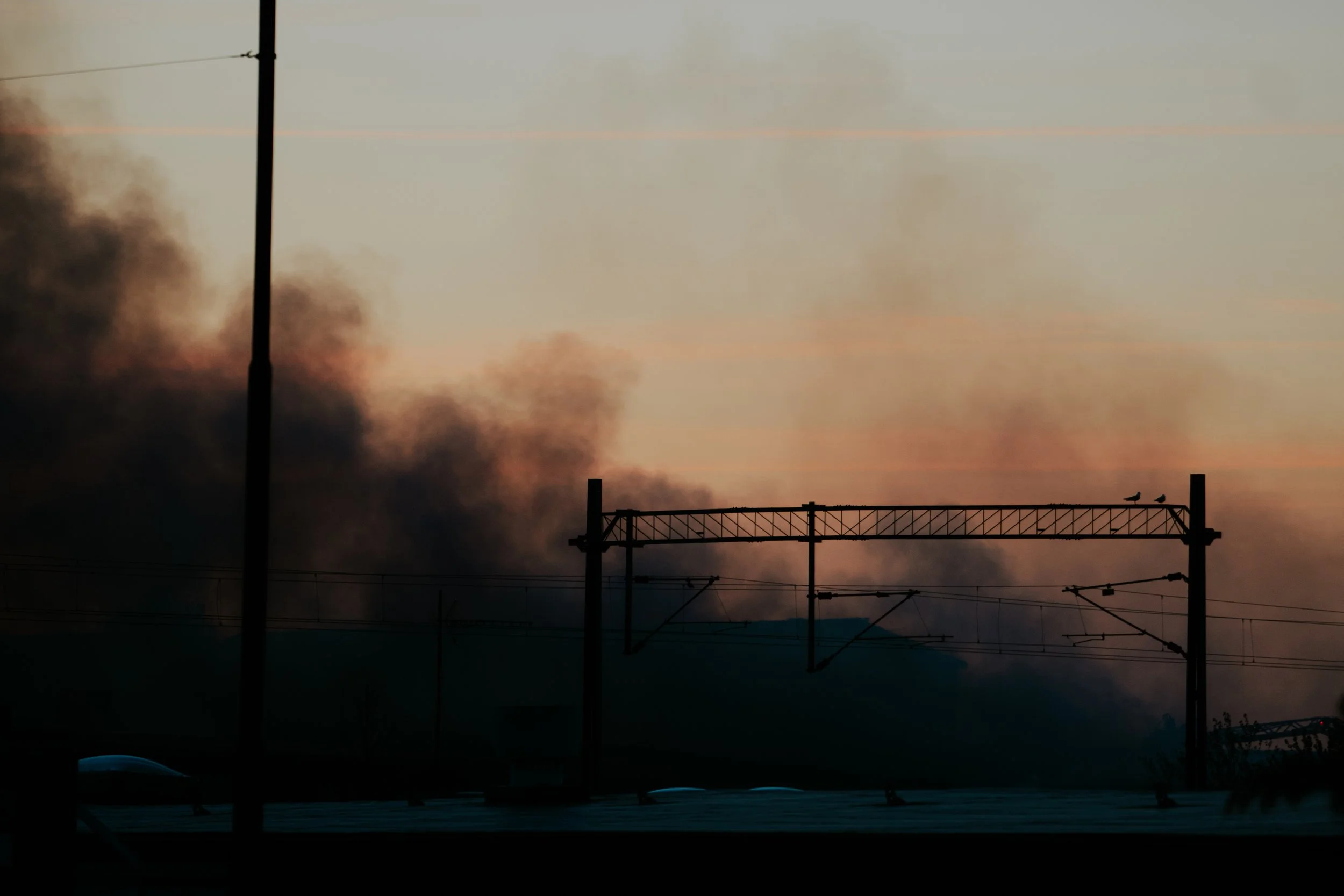 Fire at Sallerupsvägen, Malmö.